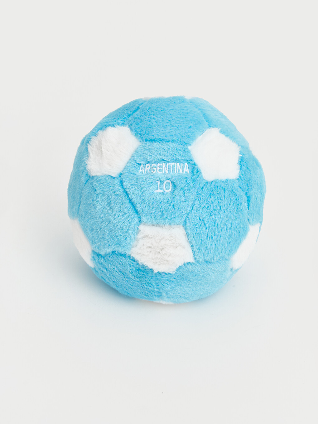 Arjantin Nakışlı Pelüş Futbol Topu Oyuncak-1
