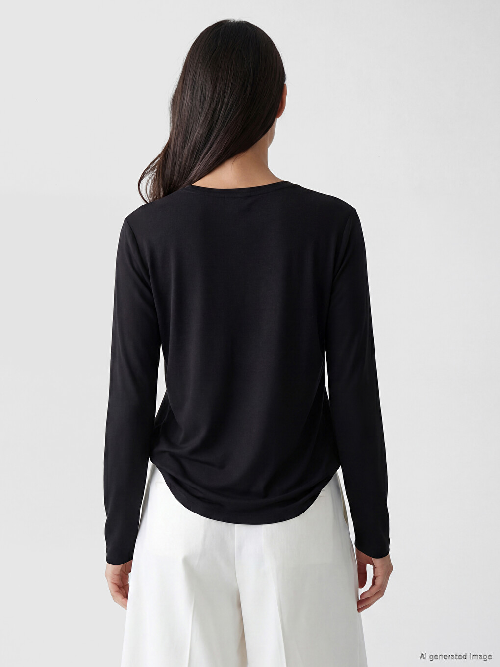 Crew Neck Women's T-shirt-2