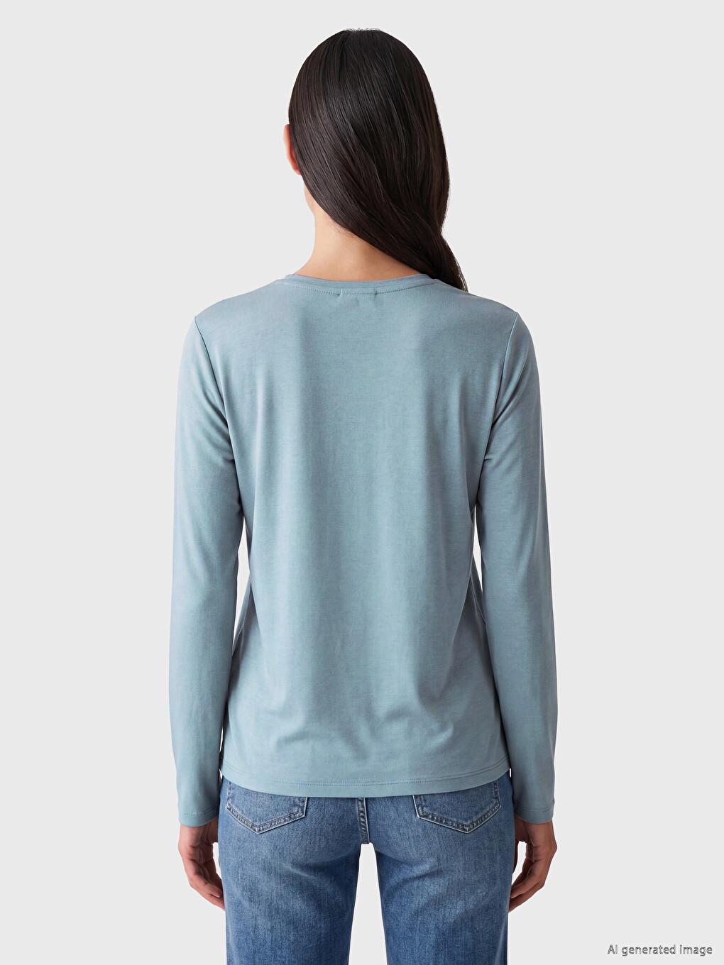 Crew Neck Women's T-shirt-3