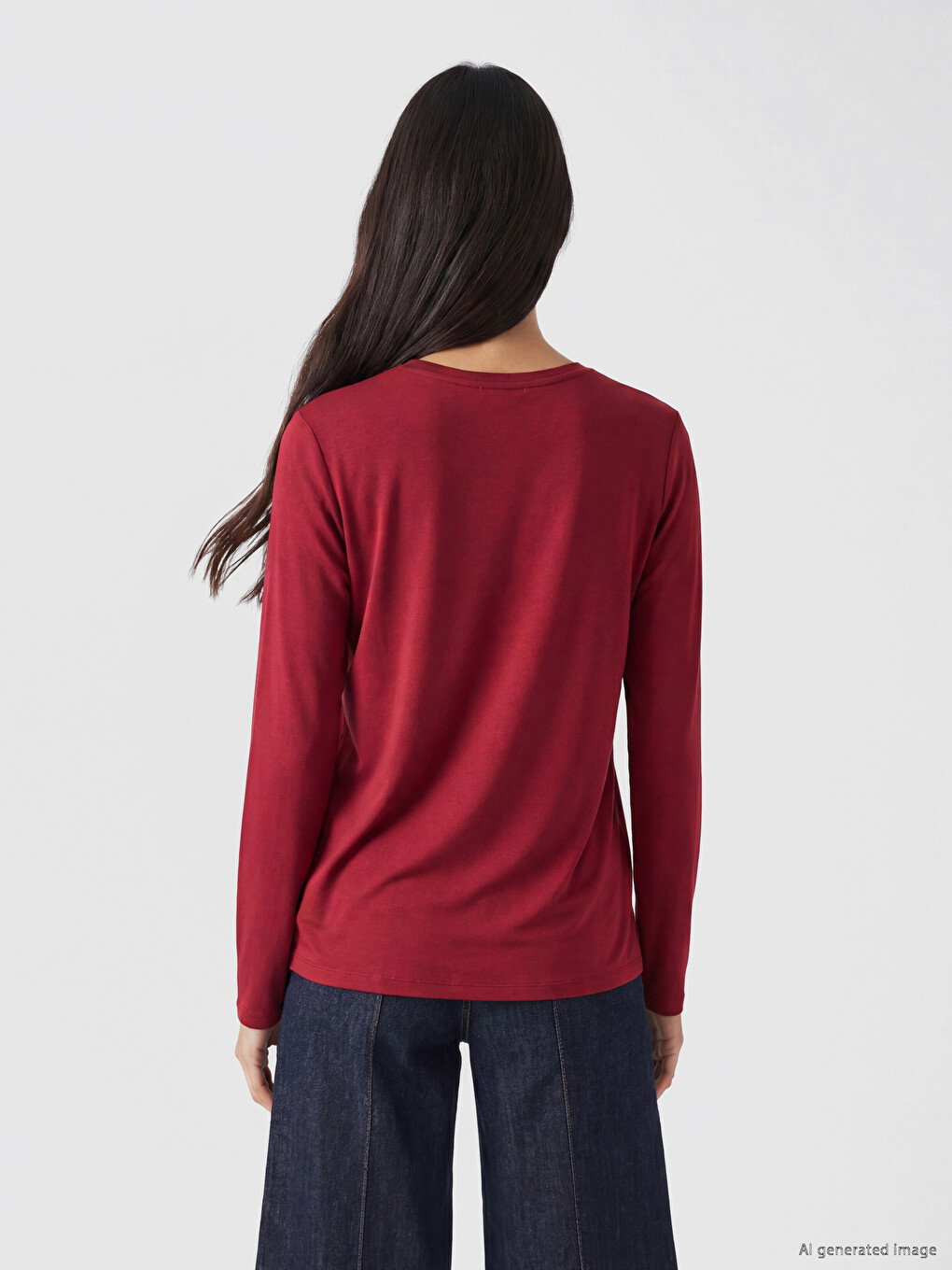 Crew Neck Women's T-shirt-2