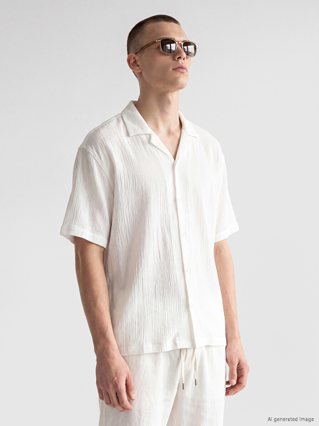 Relax Fit Men's Textured Shirt
