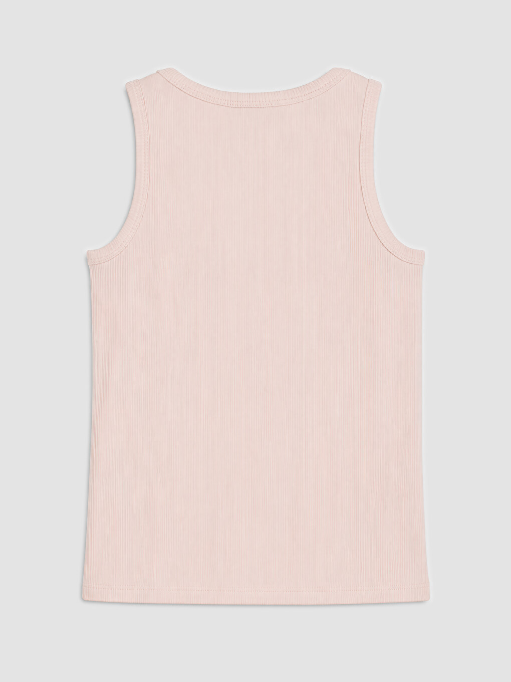 Pembe Bisiklet Yaka Taşlı Kadın Fitilli Atlet-1