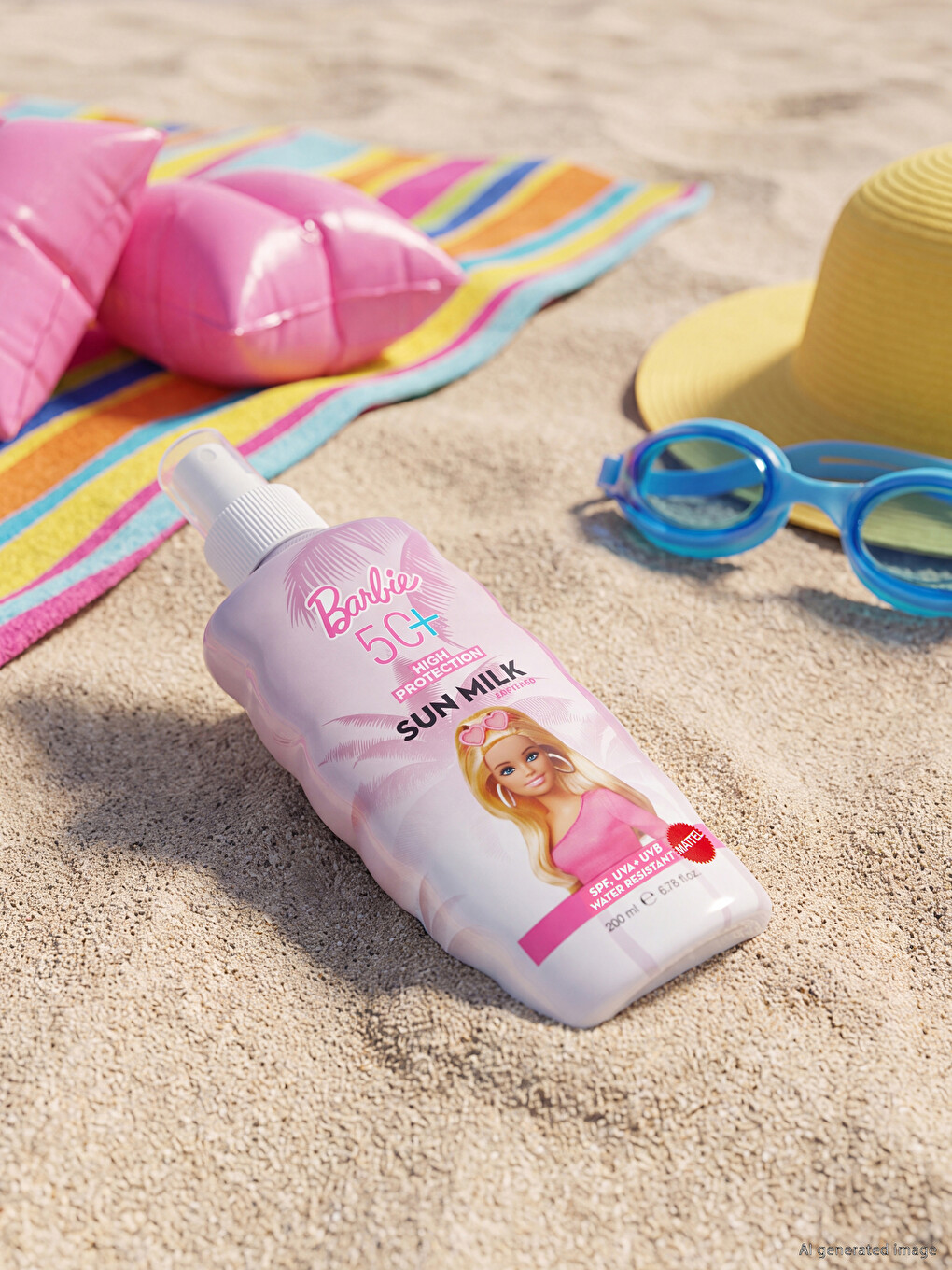 Barbie Baskılı Çocuk Güneş Kremi 50+