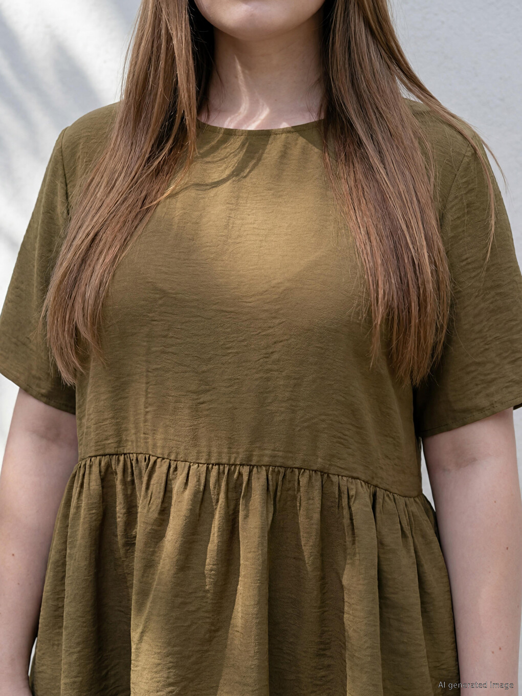 Plus Size Peplum Blouse-2