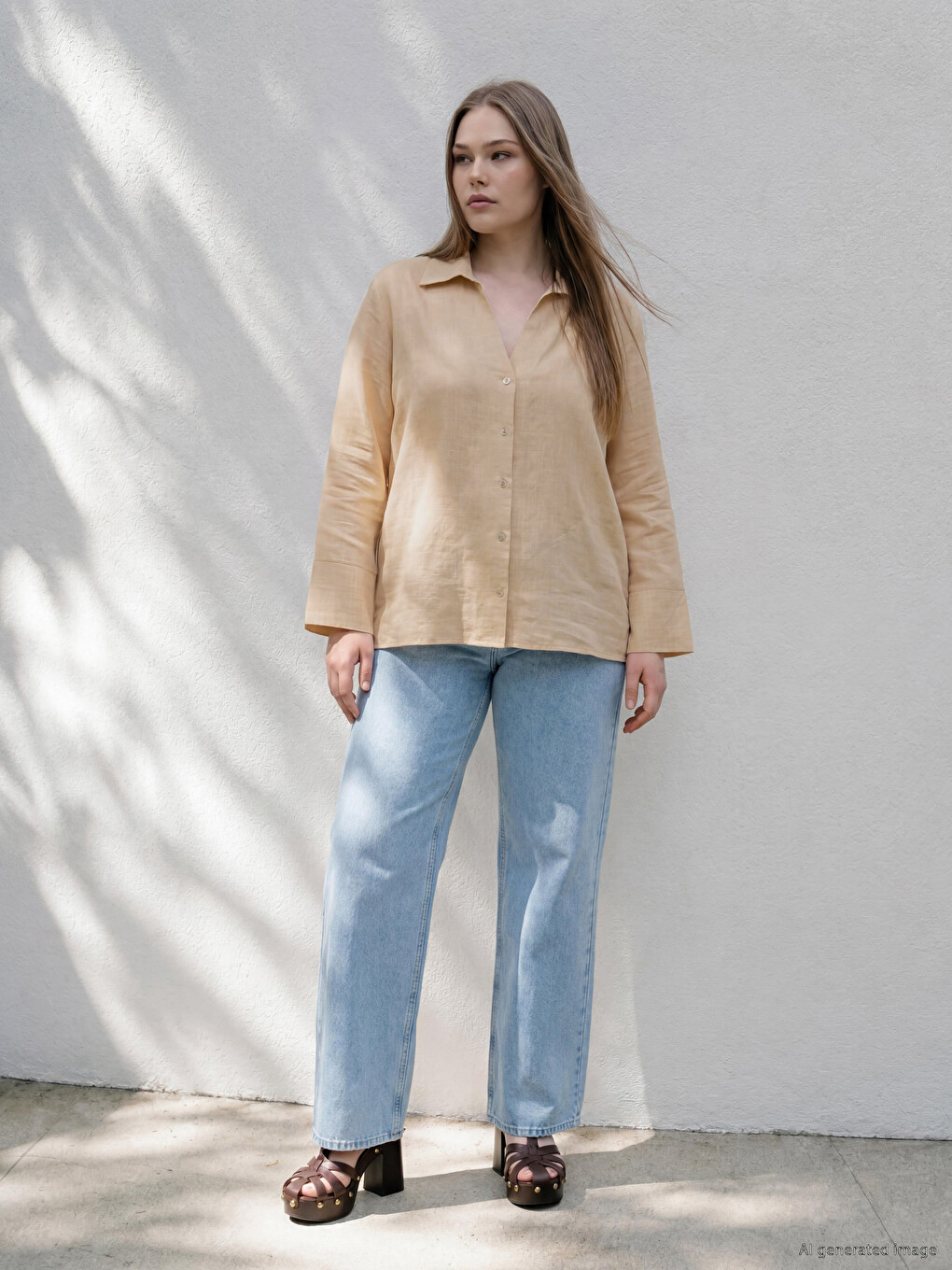 Plus Size Women's Shirt-1