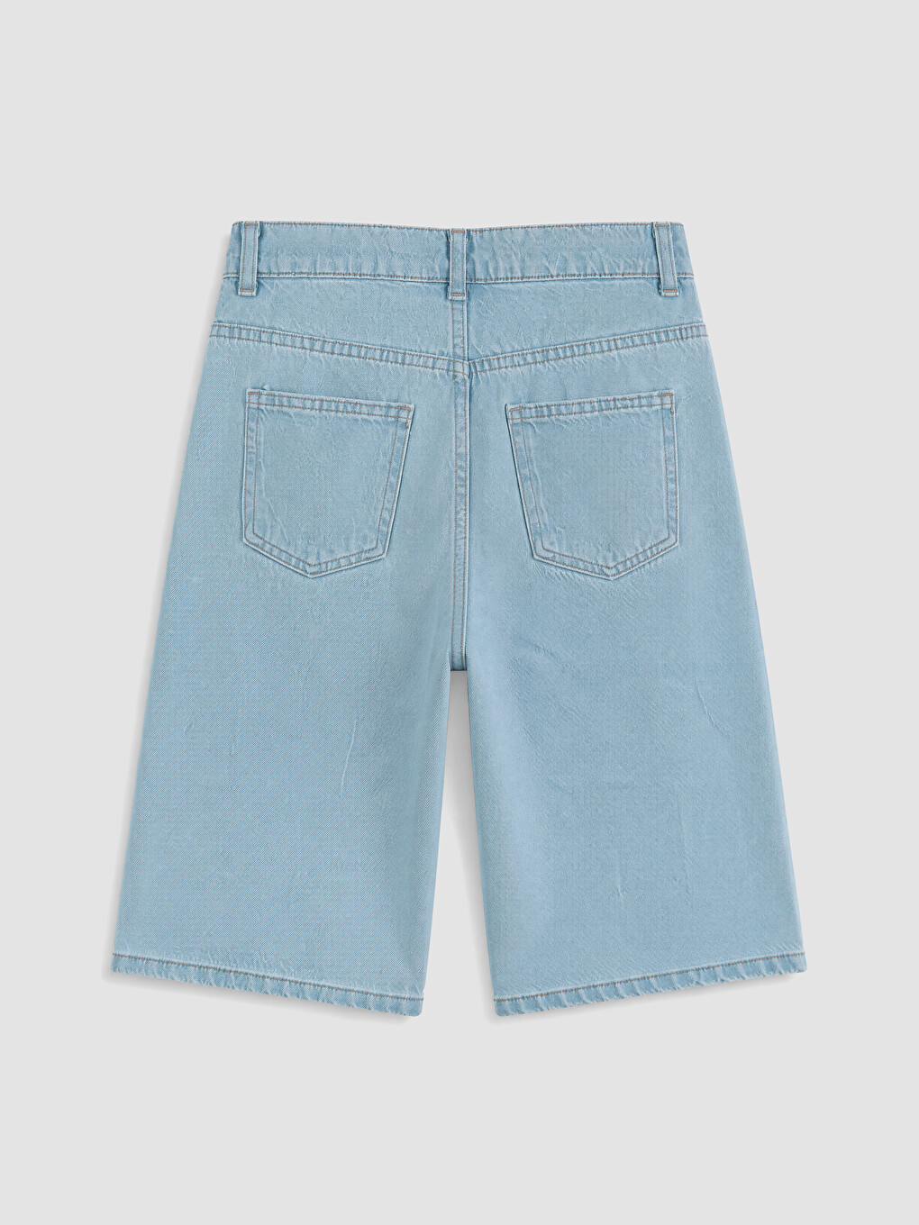 İndigo Erkek Çocuk Jean Bermuda Şort-2