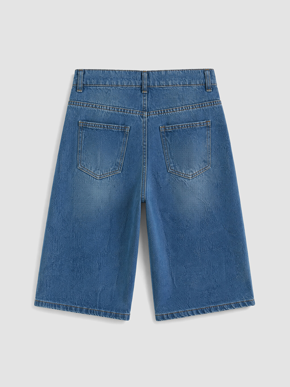İndigo Erkek Çocuk Jean Bermuda Şort-2
