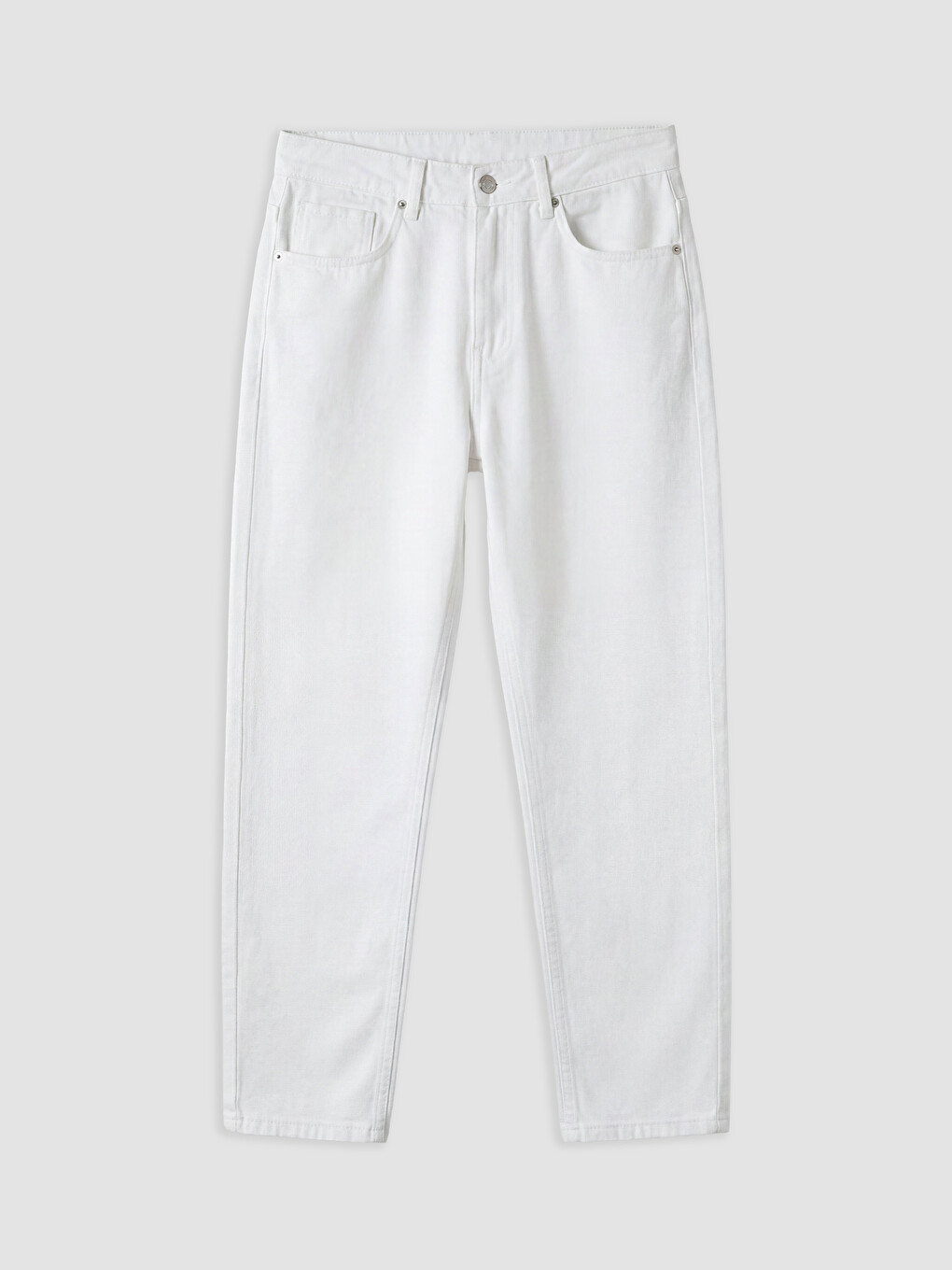 Ekru Regular Fit Erkek Jean Pantolon