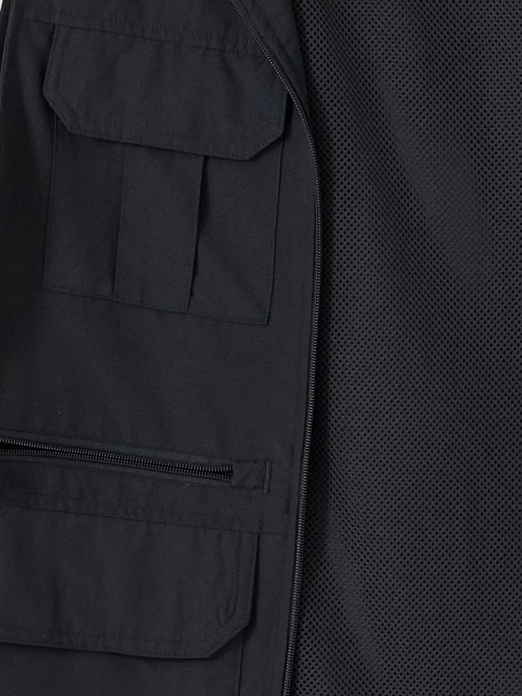 Regular Fit Mock Neck Men's Hunter Gilet-6