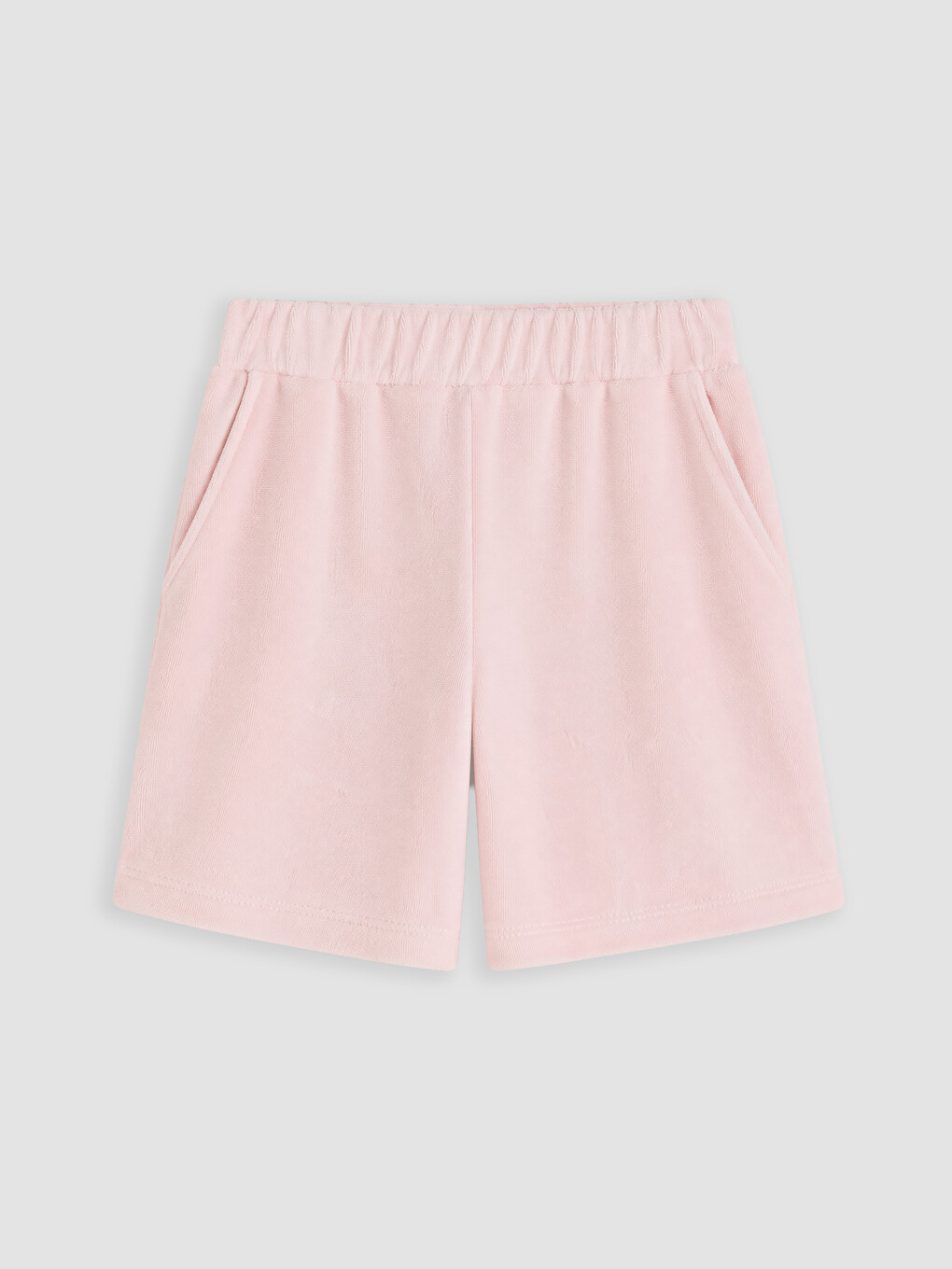 Pembe Polo Yaka Kız Çocuk Şortlu Takım-4