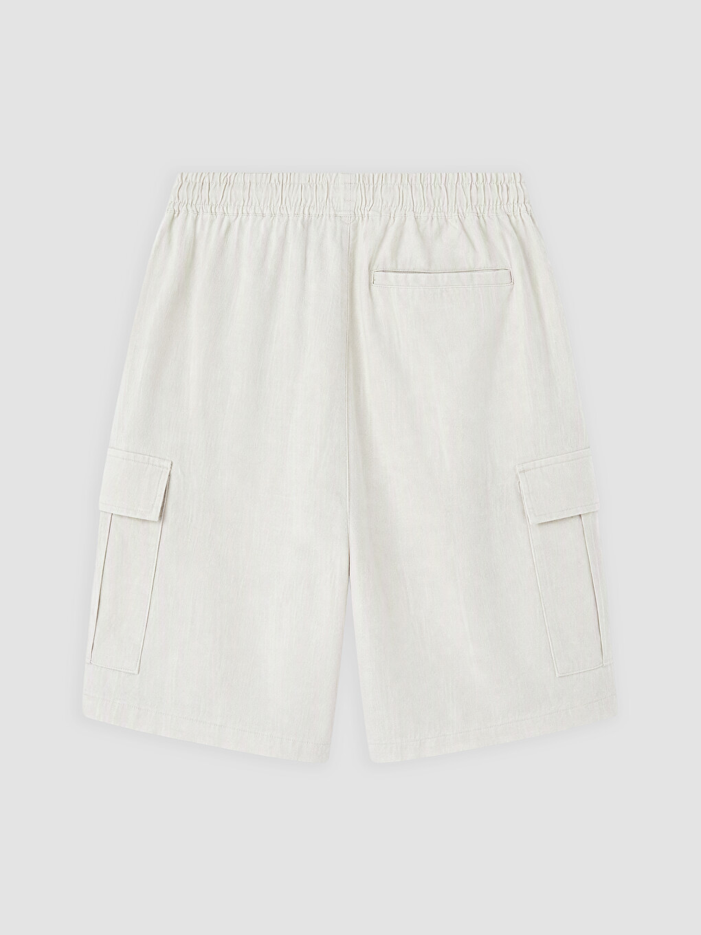 Bej Regular Fit Erkek Kargo Şort-5