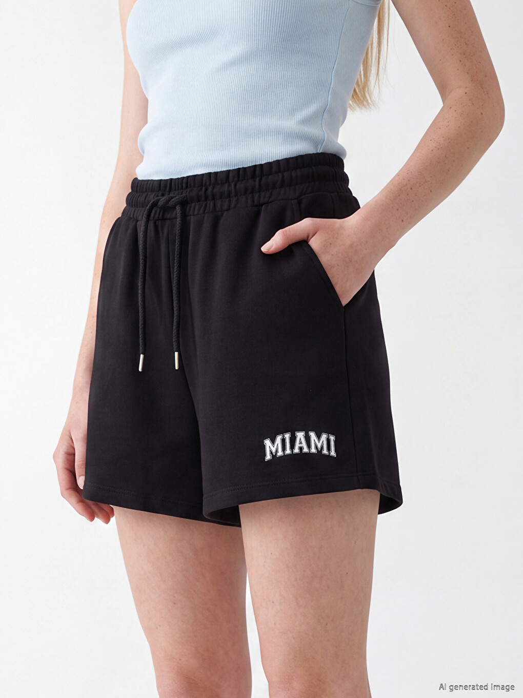 Miami Printed Women's Shorts-2
