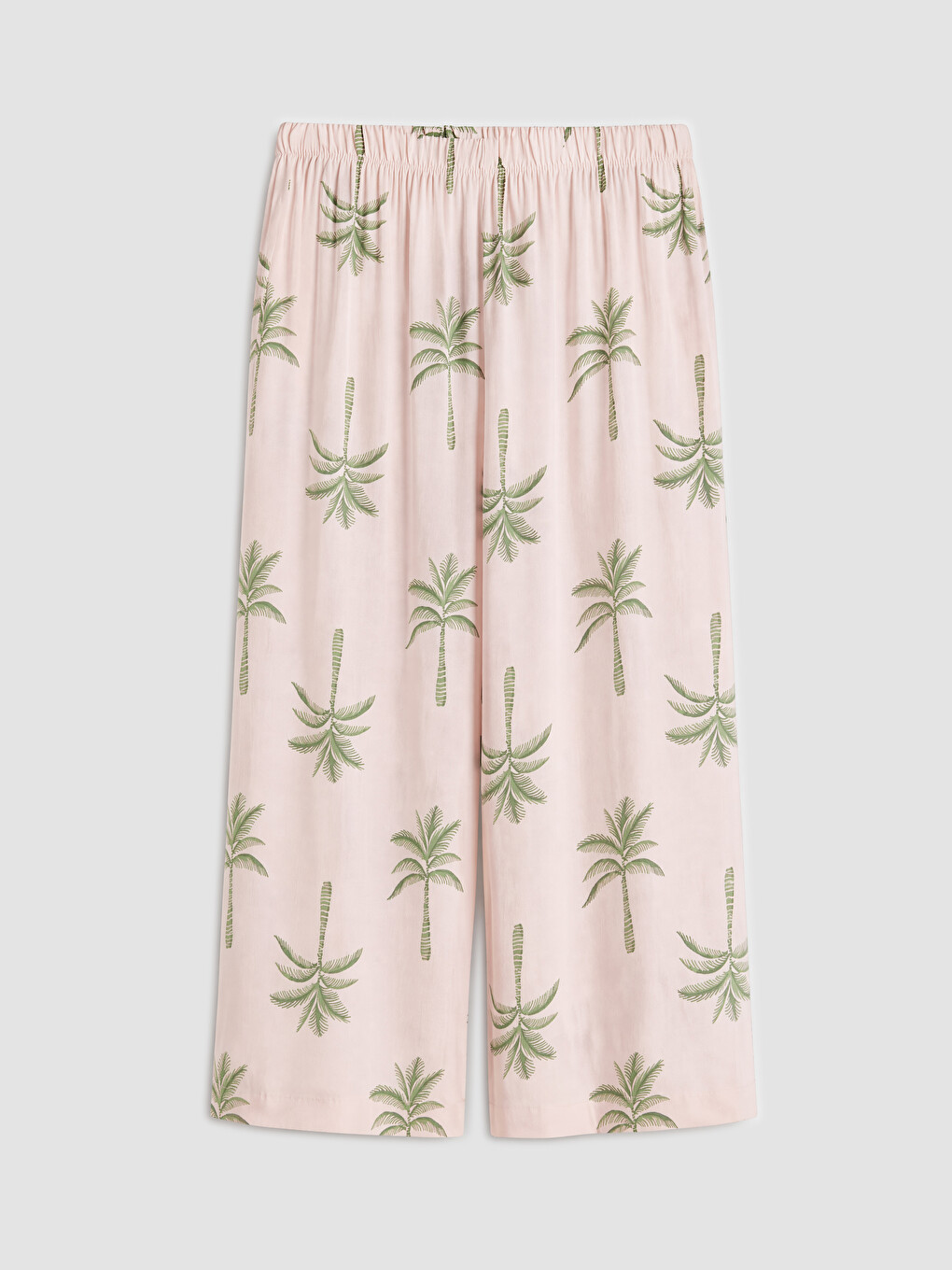 Pembe Desenli Kadın Kaprili Pijama Takımı-2