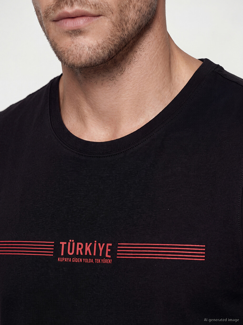 Col Rond Imprimé Turquie Débardeur Homme-2