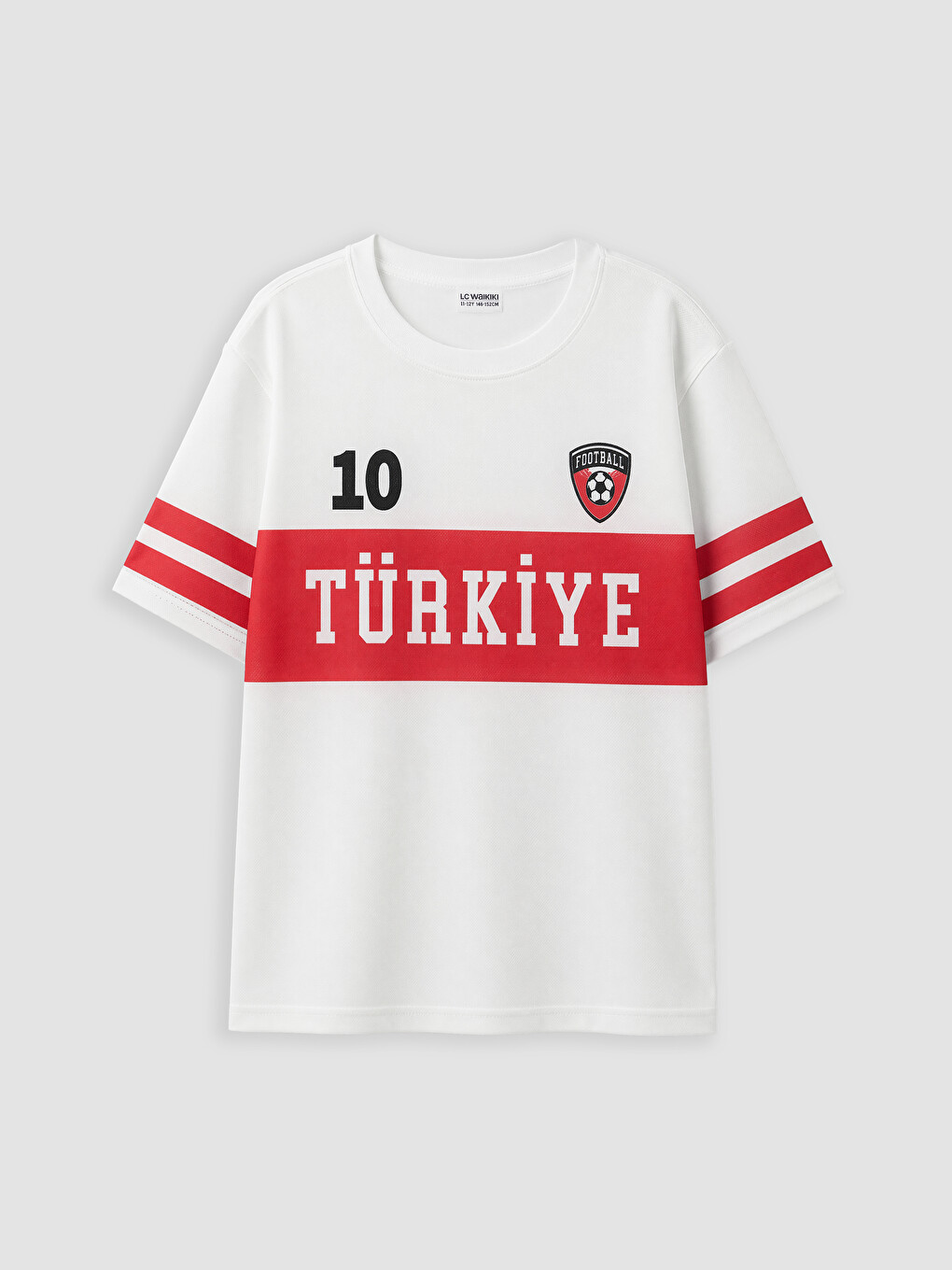 Beyaz Türkiye Baskılı Erkek Çocuk Tişört