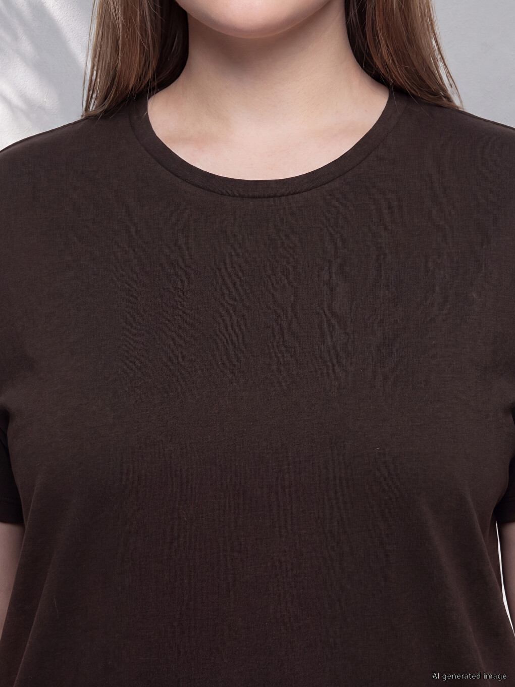 Plus Size 100% Cotton Women's T-shirt-1