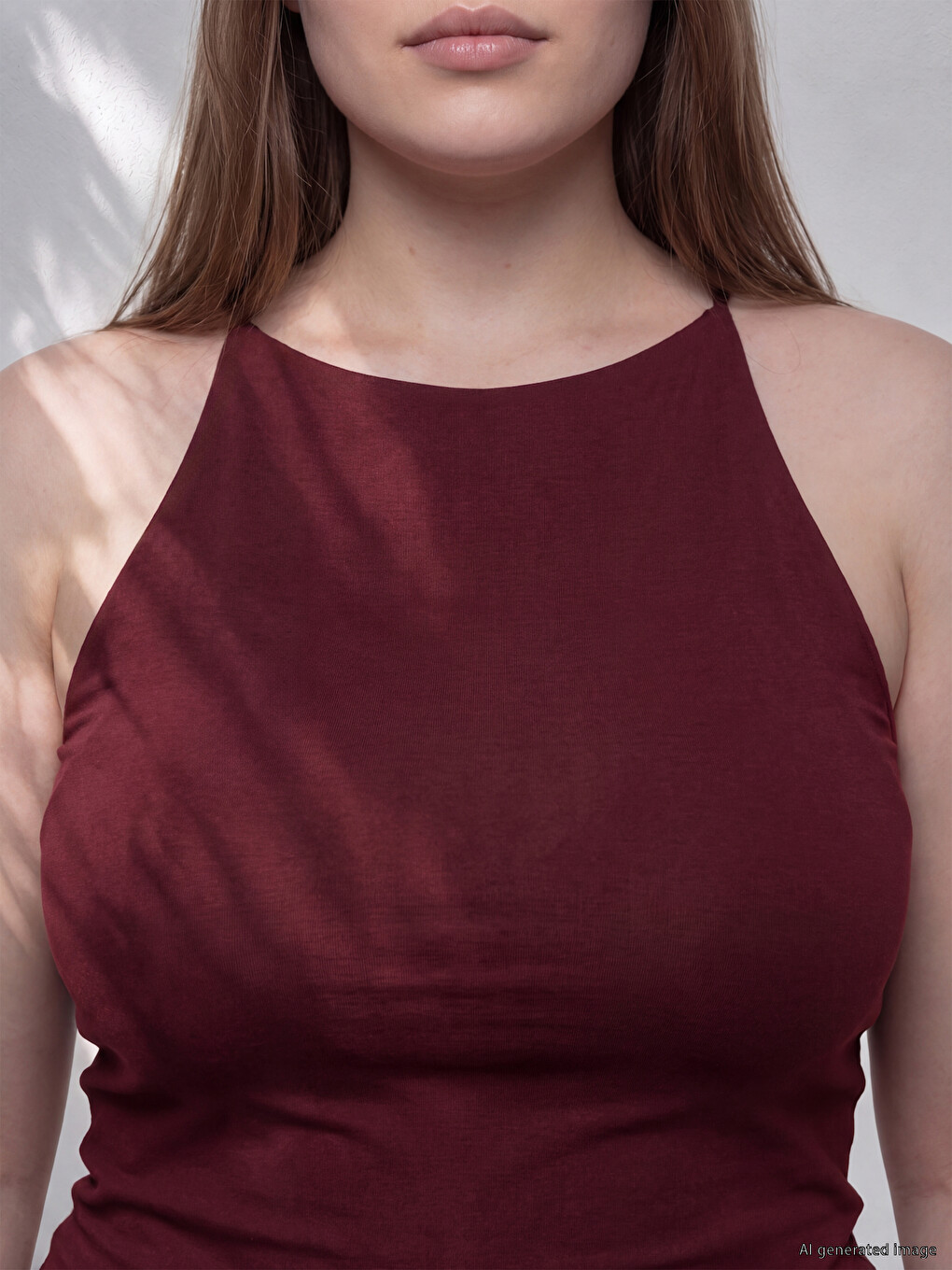 Plus Size Strappy Women's Tank Top-1