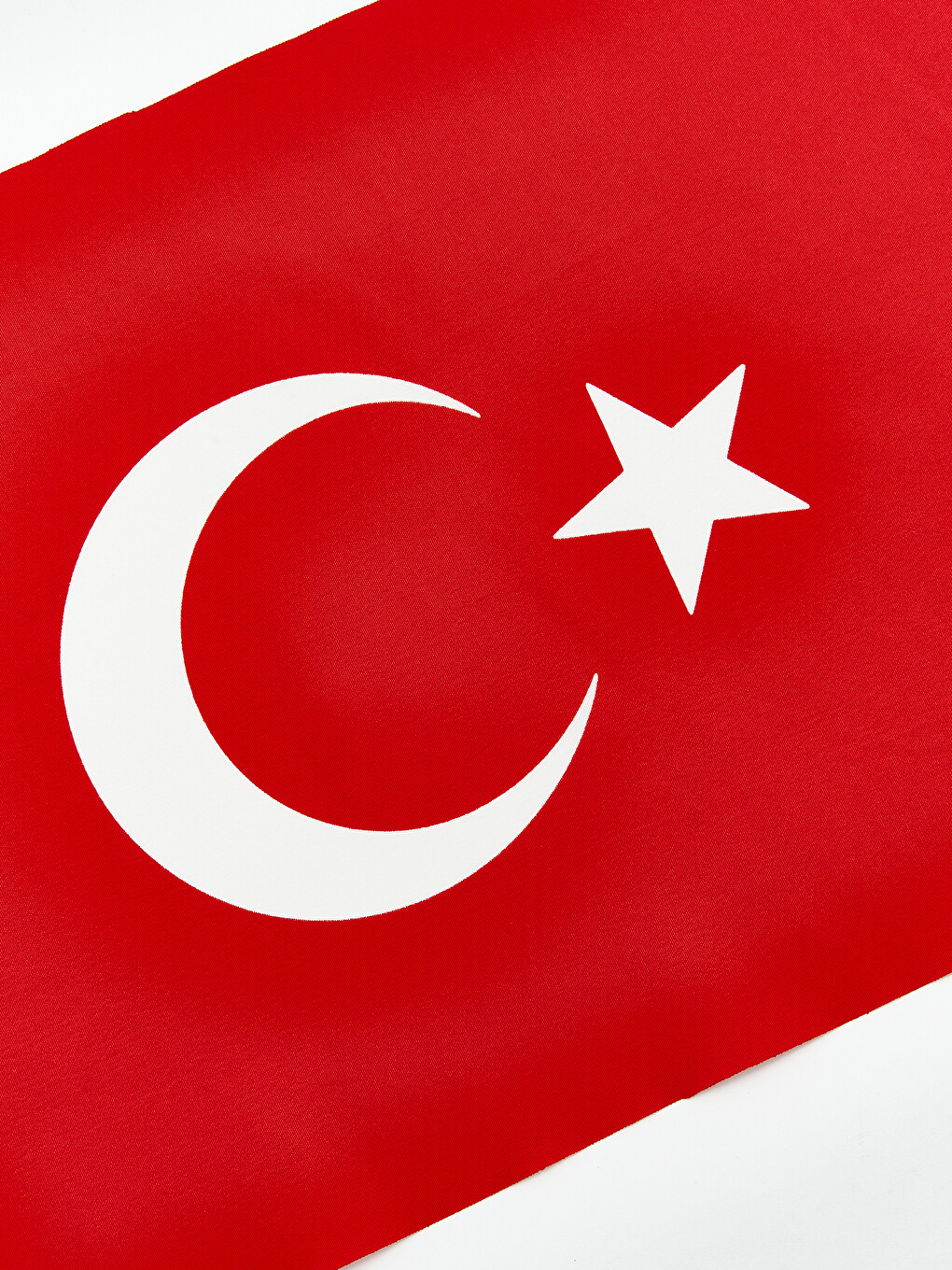 Sopalı Türk Bayrağı 30x45 cm Alpaka kumaş-2