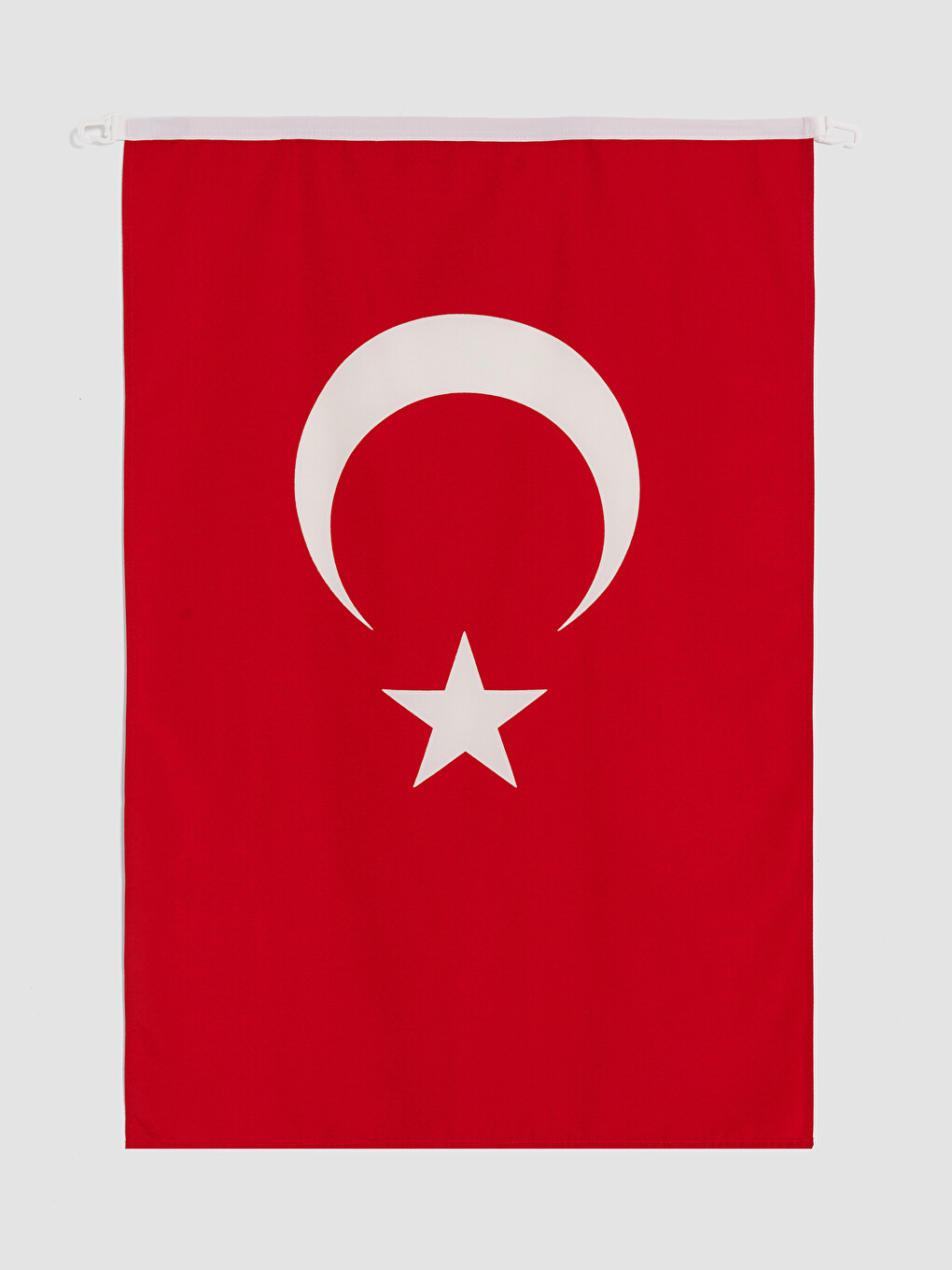Türk Bayrağı 70x105 cm  Alpaka kumaş- Klipsli-1