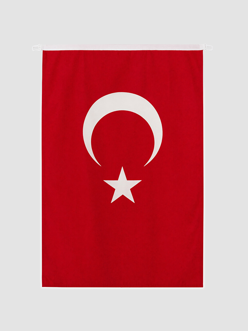 Türk Bayrağı 70x105 Cm Alpaka Kumaş- Klipsli-1