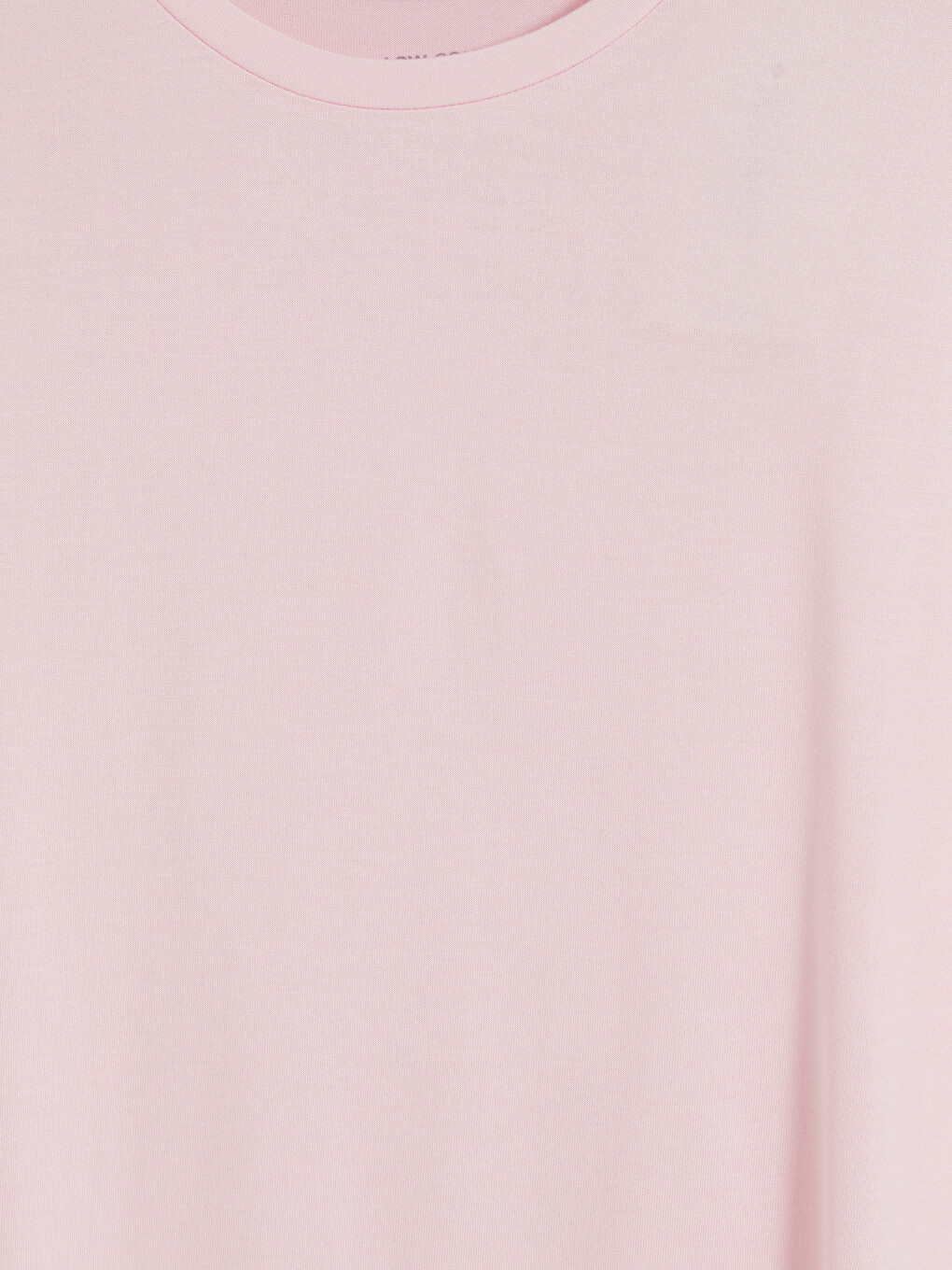 Pembe Modal Karışımlı Kadın Tişört-1