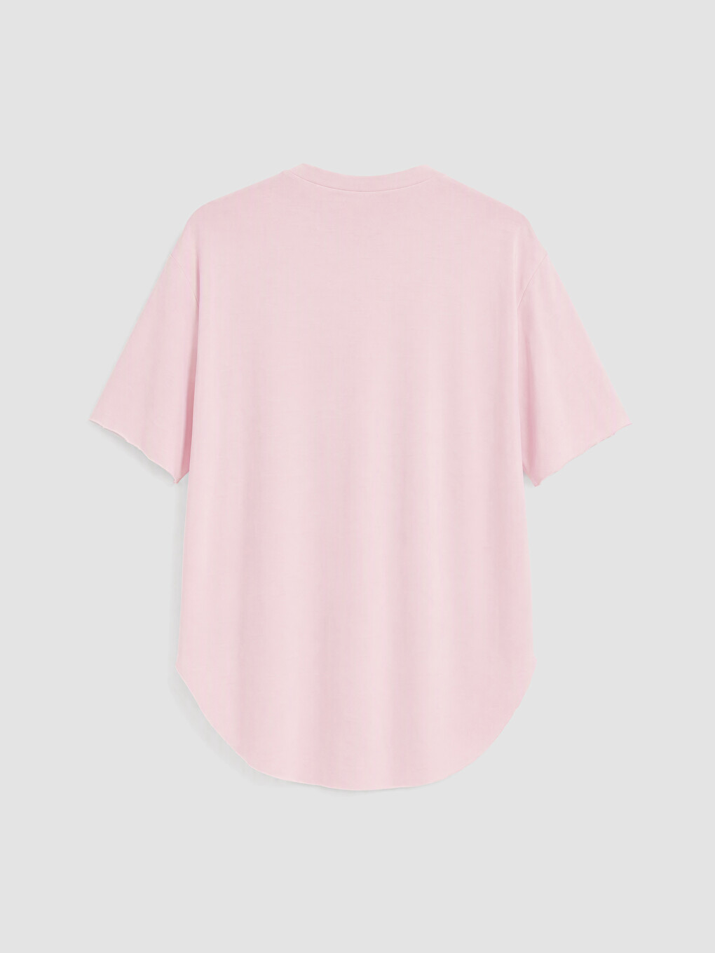 Pembe Modal Karışımlı Kadın Tişört-2