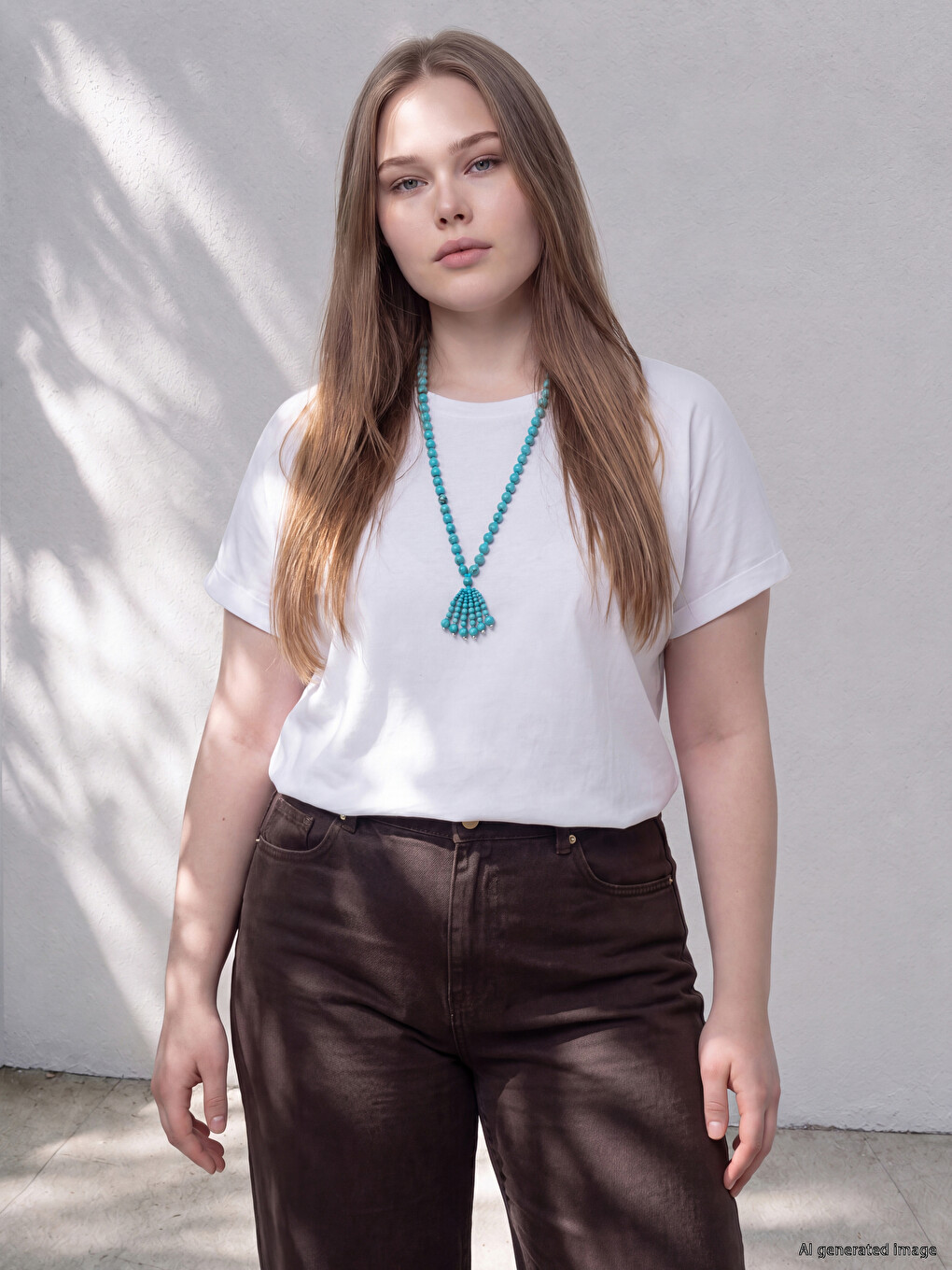 Plus Size %100 Cotton Women's T-shirt
