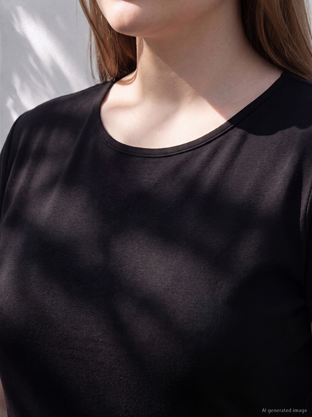 Siyah Büyük Beden Oversize Bluz-1