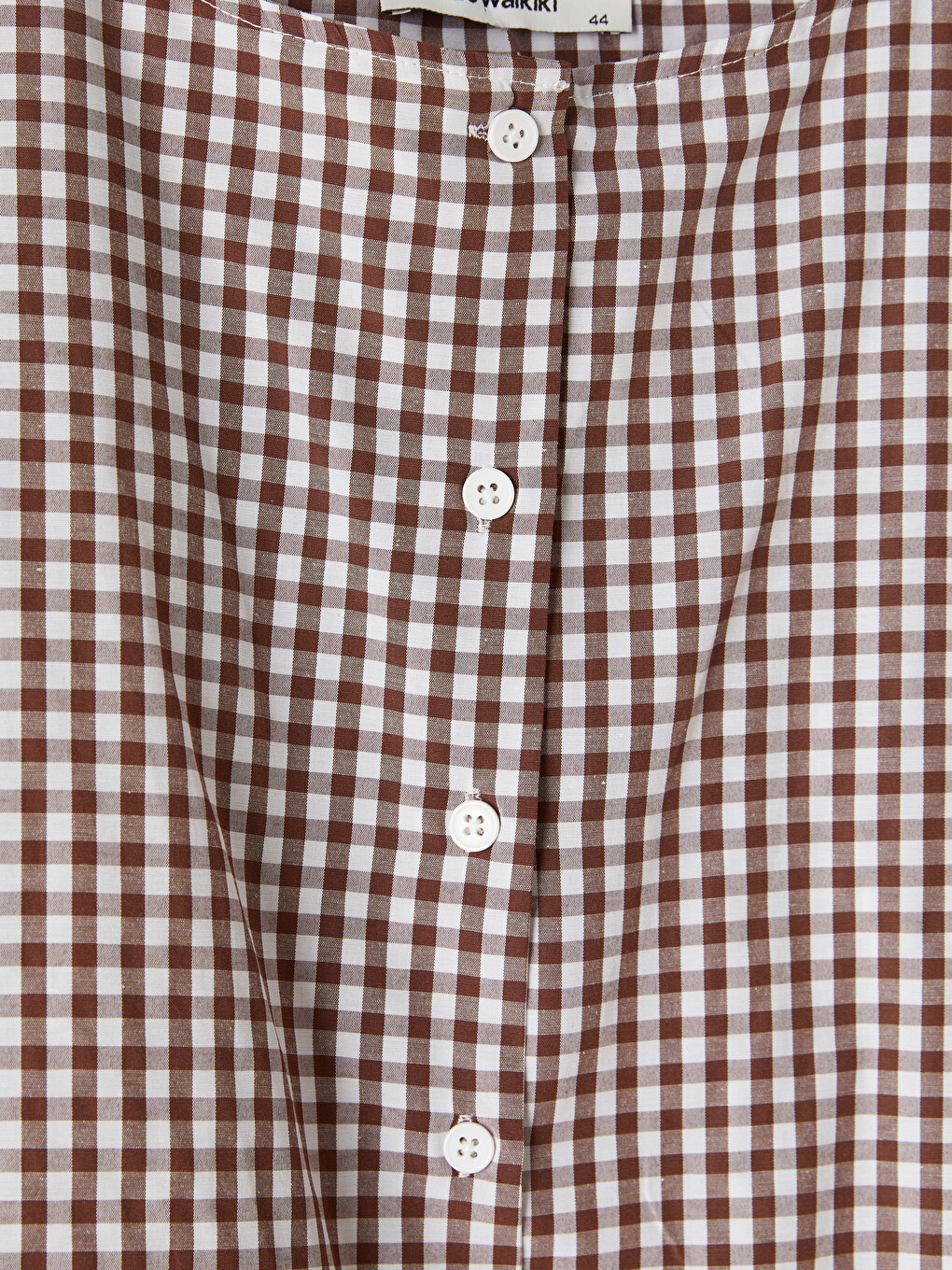 Plus Size Plaid Blouse-1