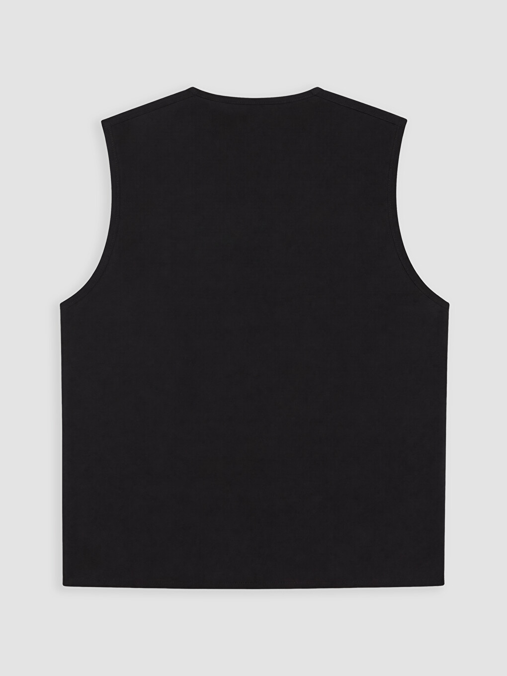 Siyah Regular Fit Erkek Avcı Yeleği-2