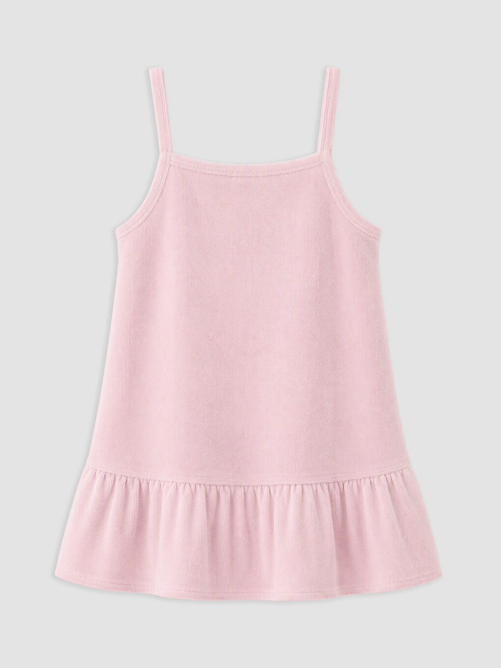 Pembe Kız Bebek Askılı Elbise-1