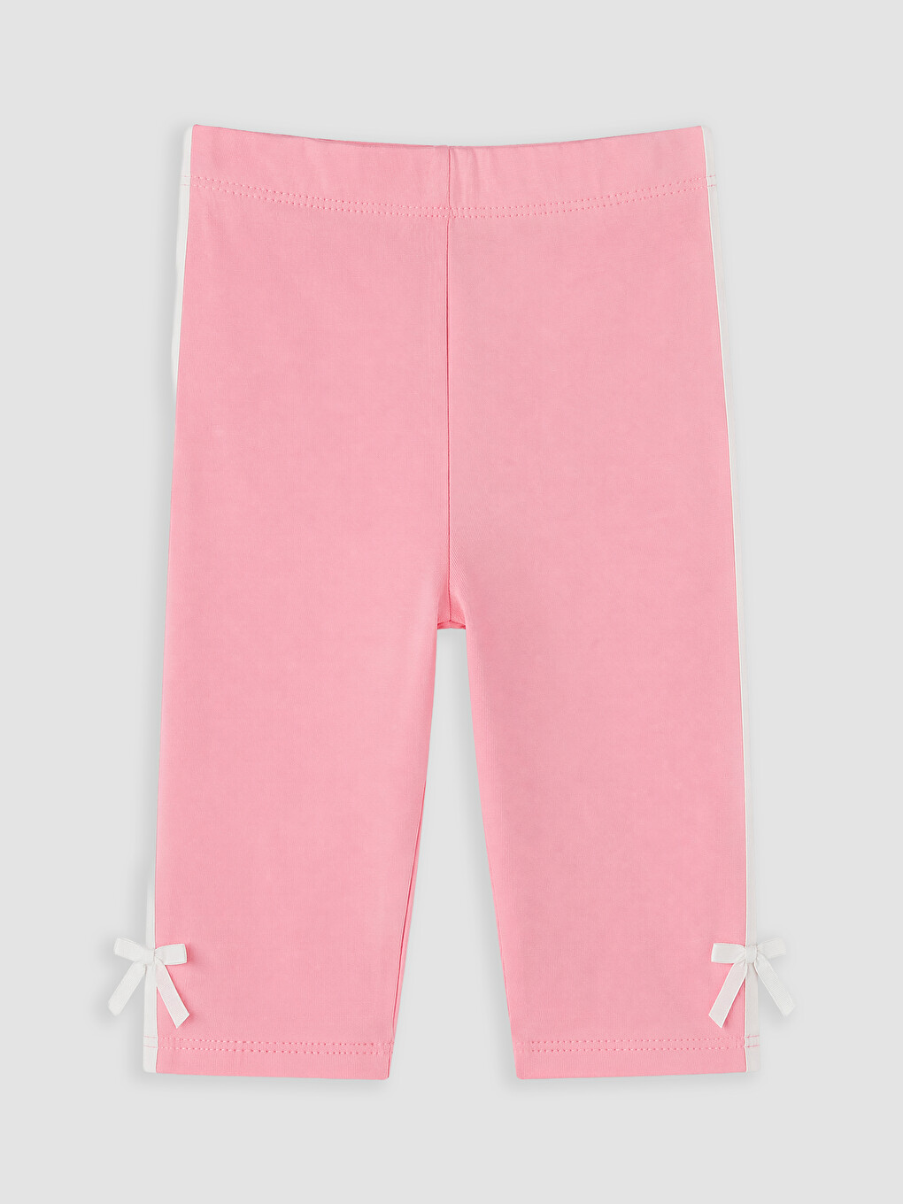 Pembe Kız Çocuk Şeritli Tayt