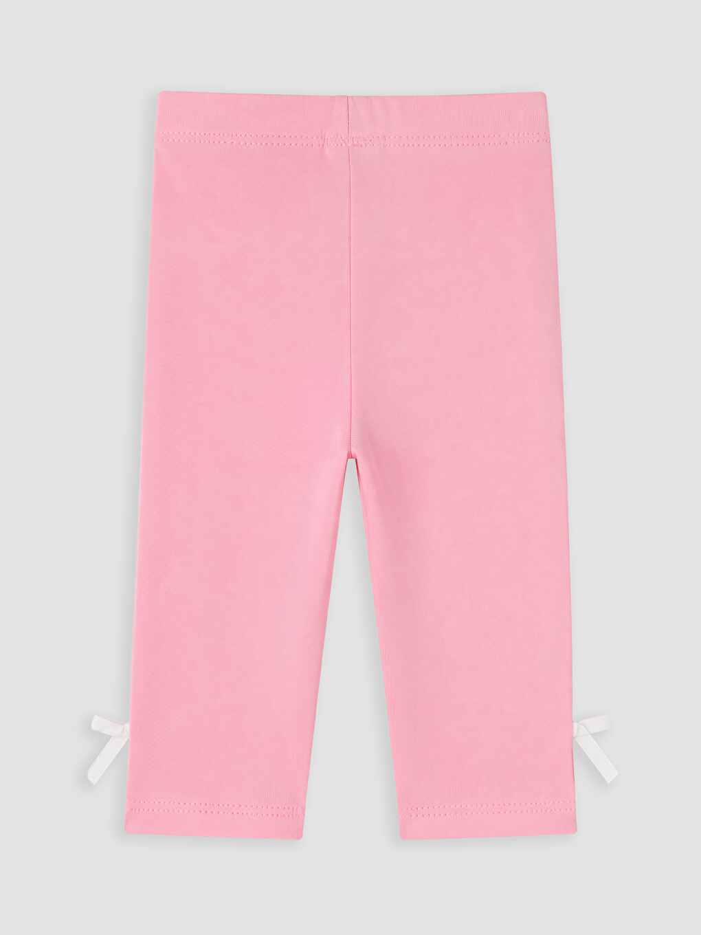Pembe Kız Çocuk Şeritli Tayt-2