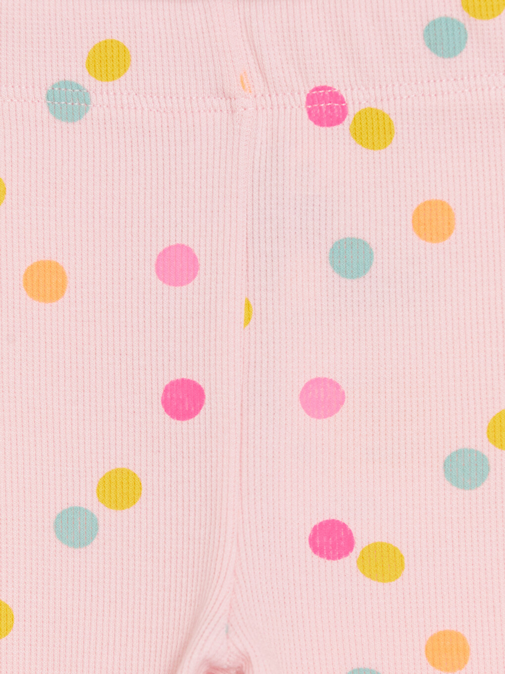 Elastic Waist Polka Dot Girls' Leggings-2