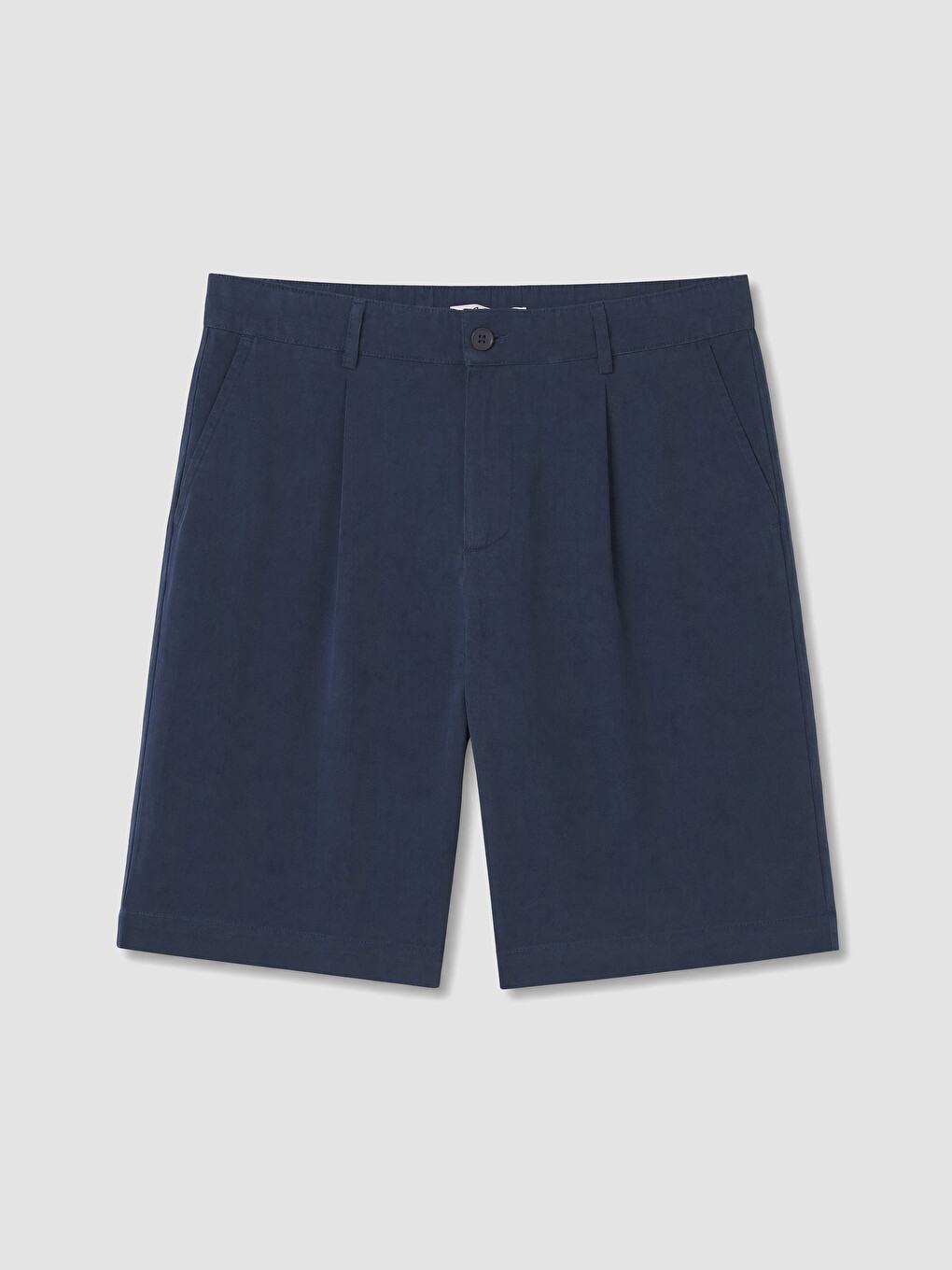 Lacivert Loose Fit Erkek Şort-4