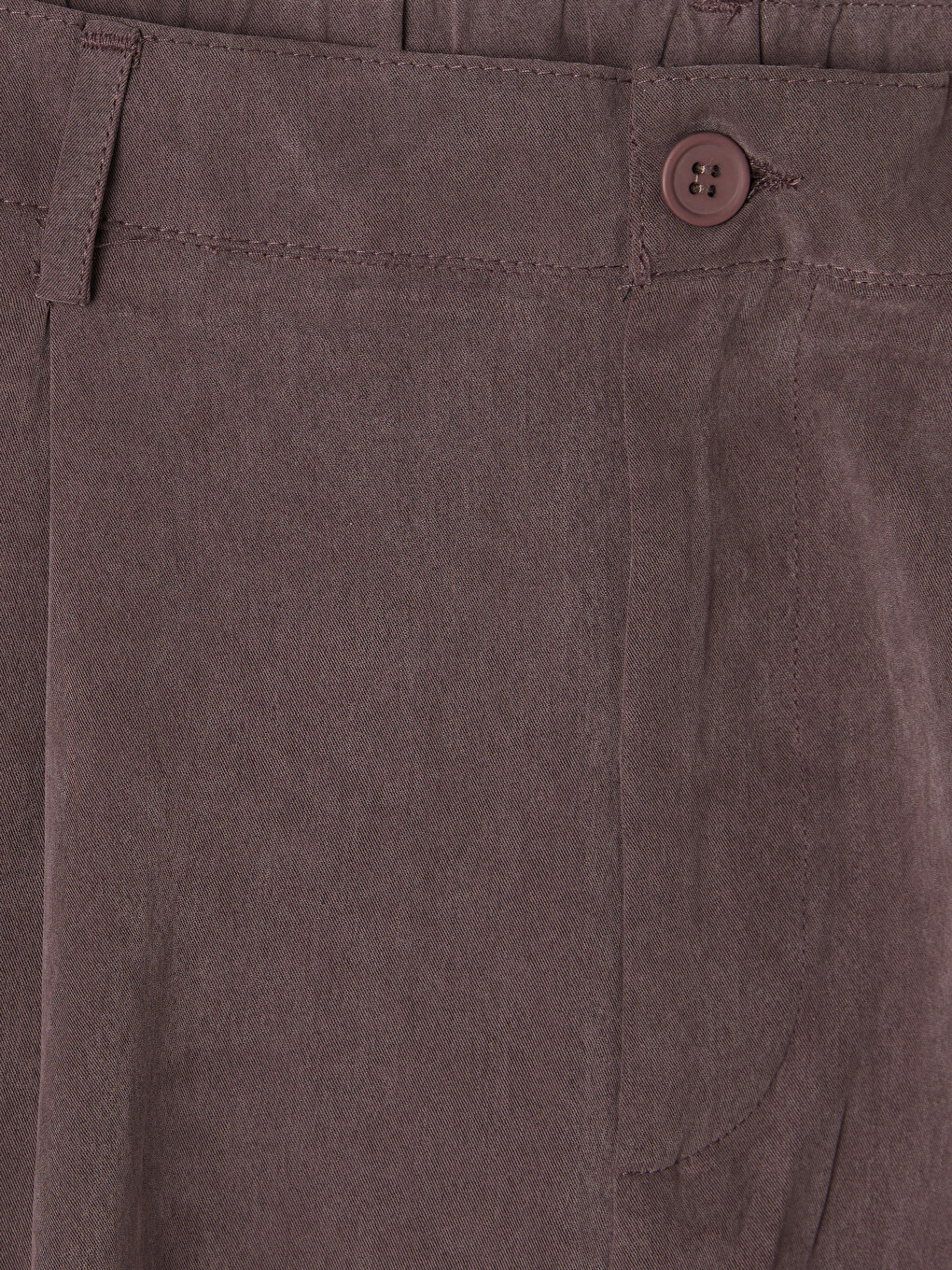 Kahverengi Loose Fit Erkek Şort-5