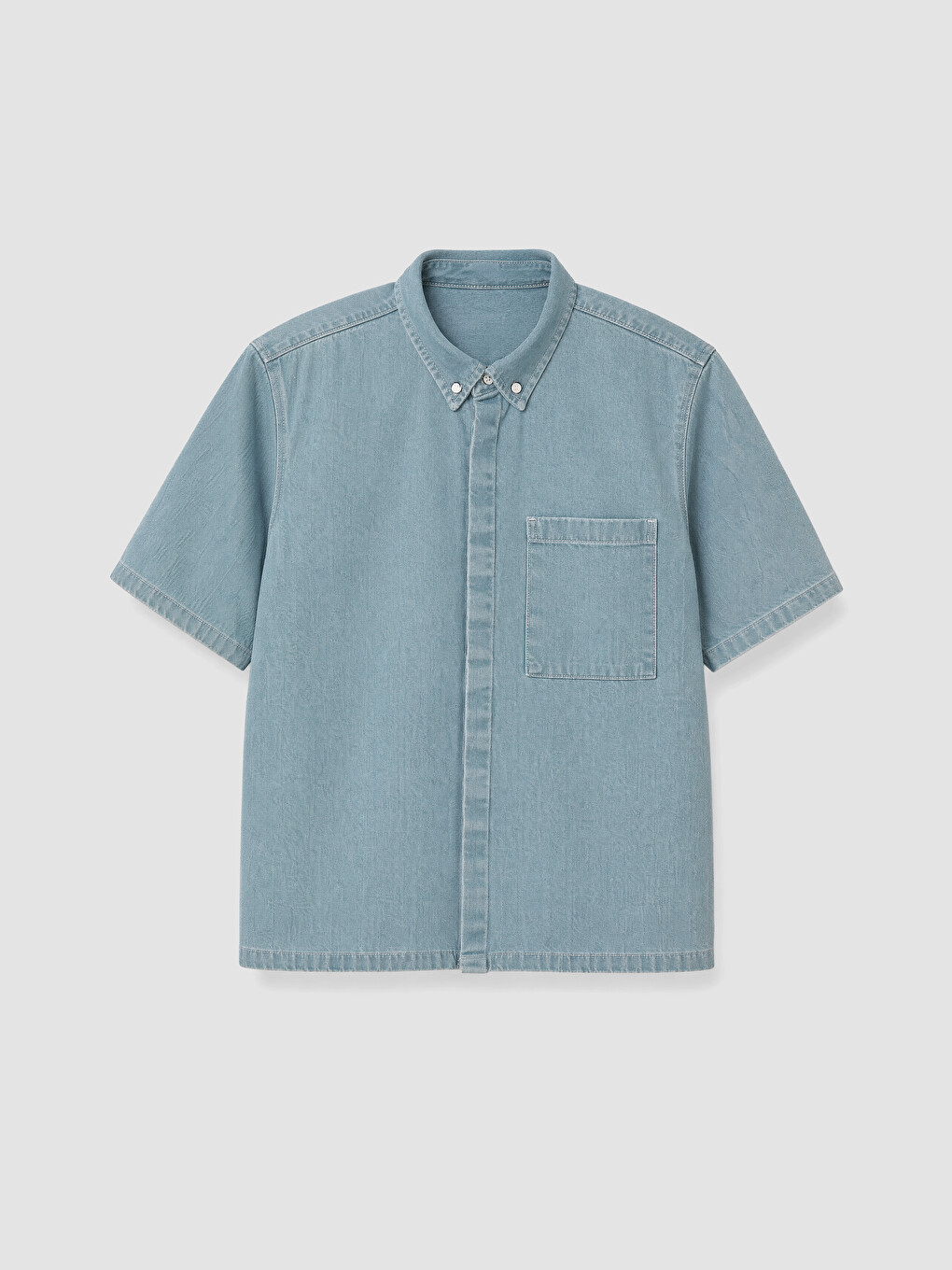 Mavi Regular Fit Erkek Jean Gömlek-4