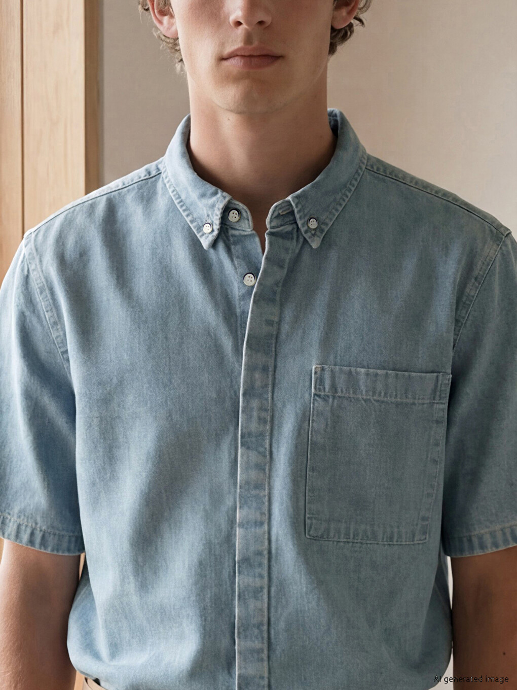 Mavi Regular Fit Erkek Jean Gömlek-2