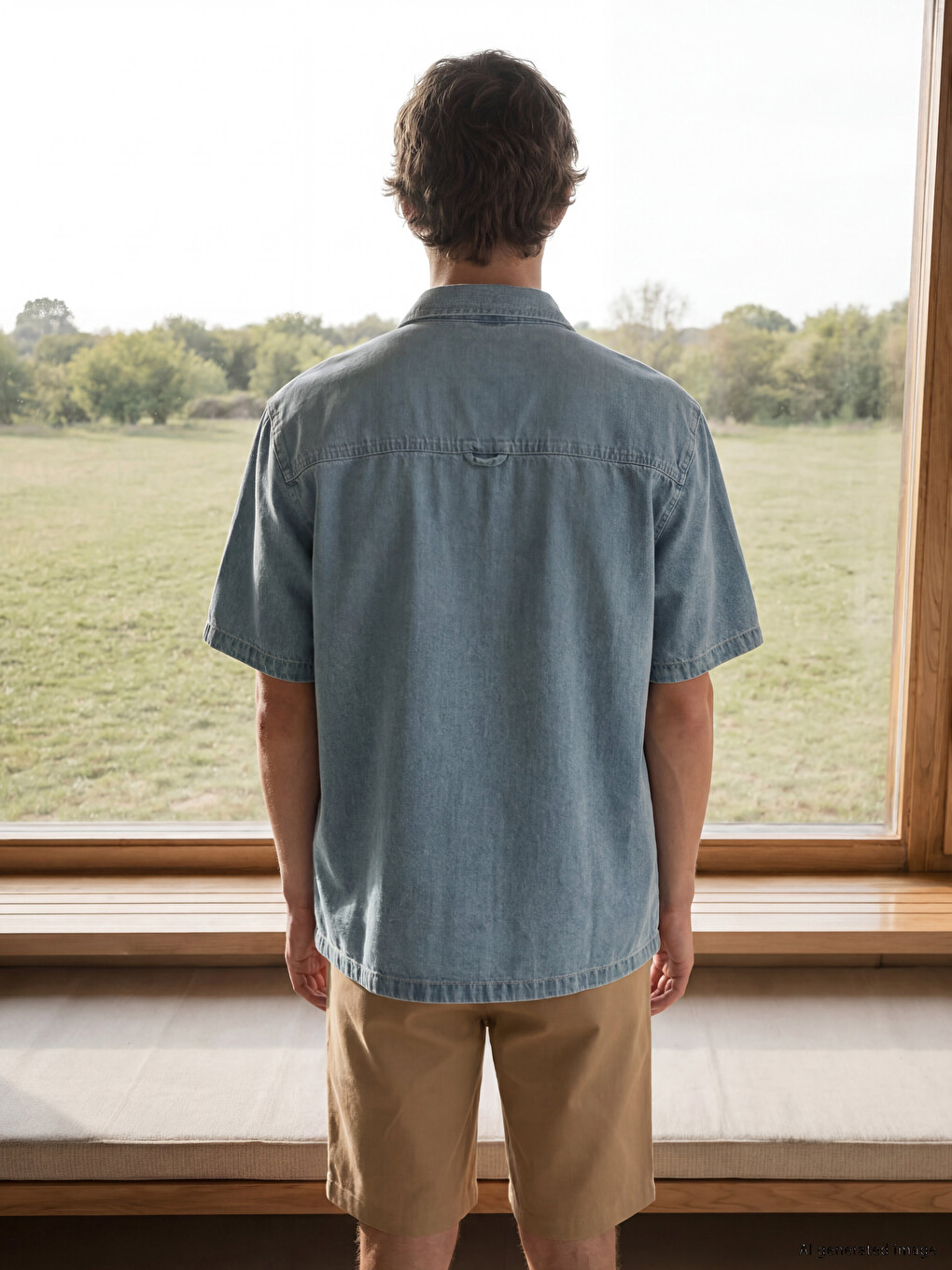 Mavi Regular Fit Erkek Jean Gömlek-3
