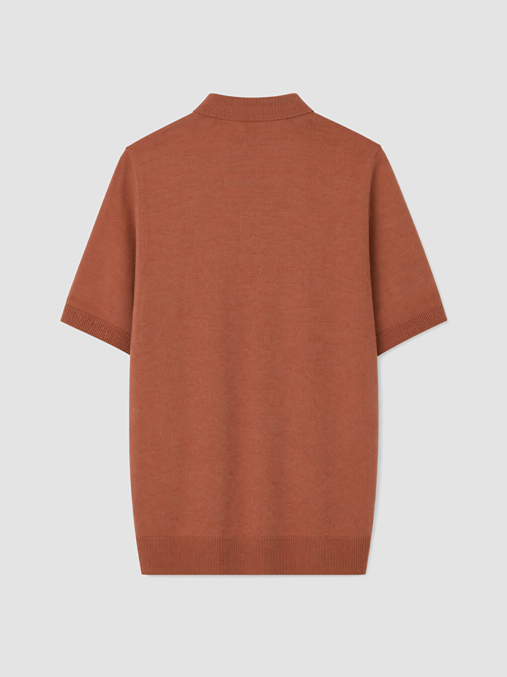 Bordo Polo Yaka Erkek Triko Tişört-6