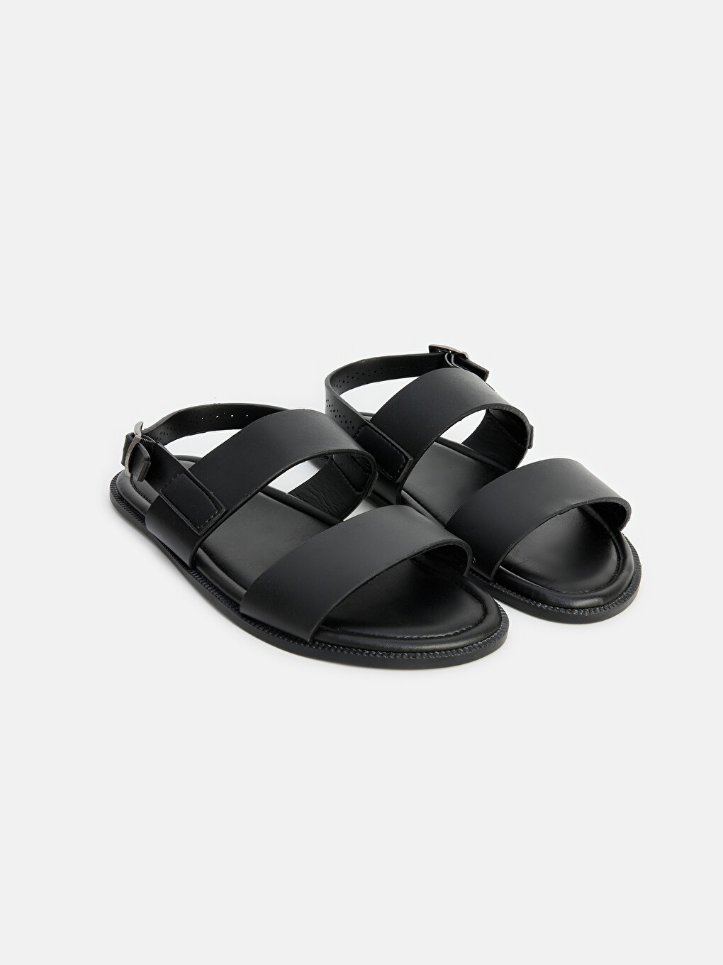 Faux Leather Men's Sandal