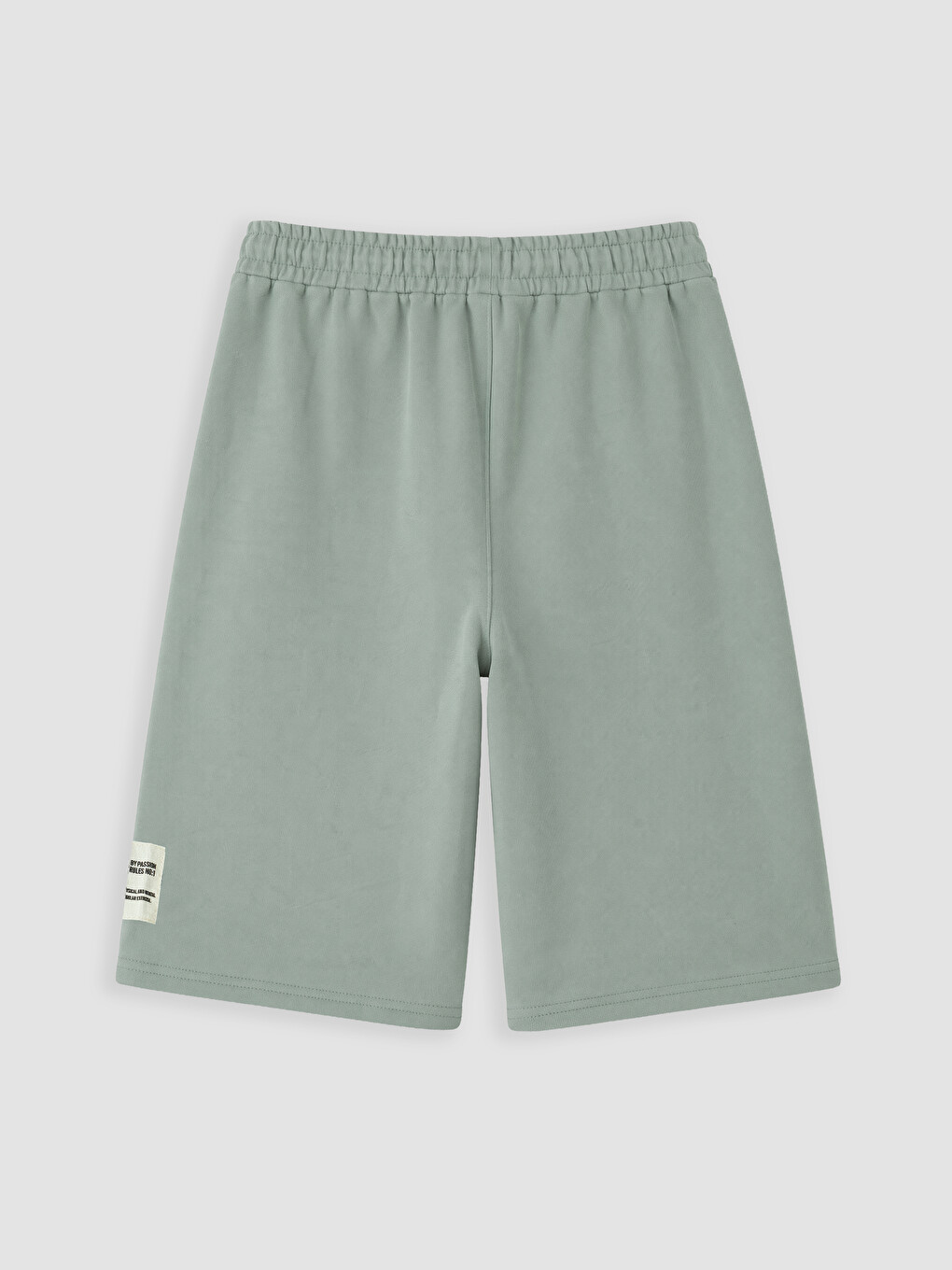 Haki Regular Fit Beli Lastikli Erkek Çocuk Şort-2