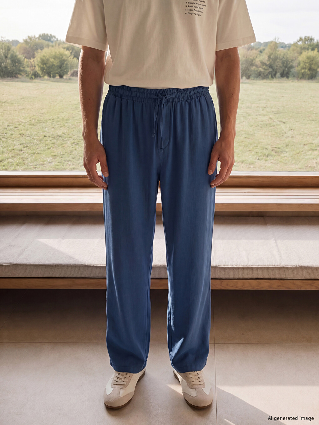 İndigo Loose Fit Erkek Pantolon-1