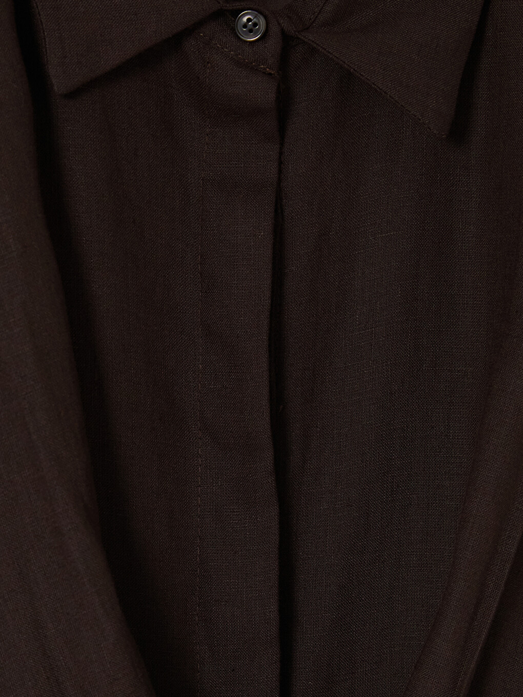 Woman Brown Shirt Dress-1
