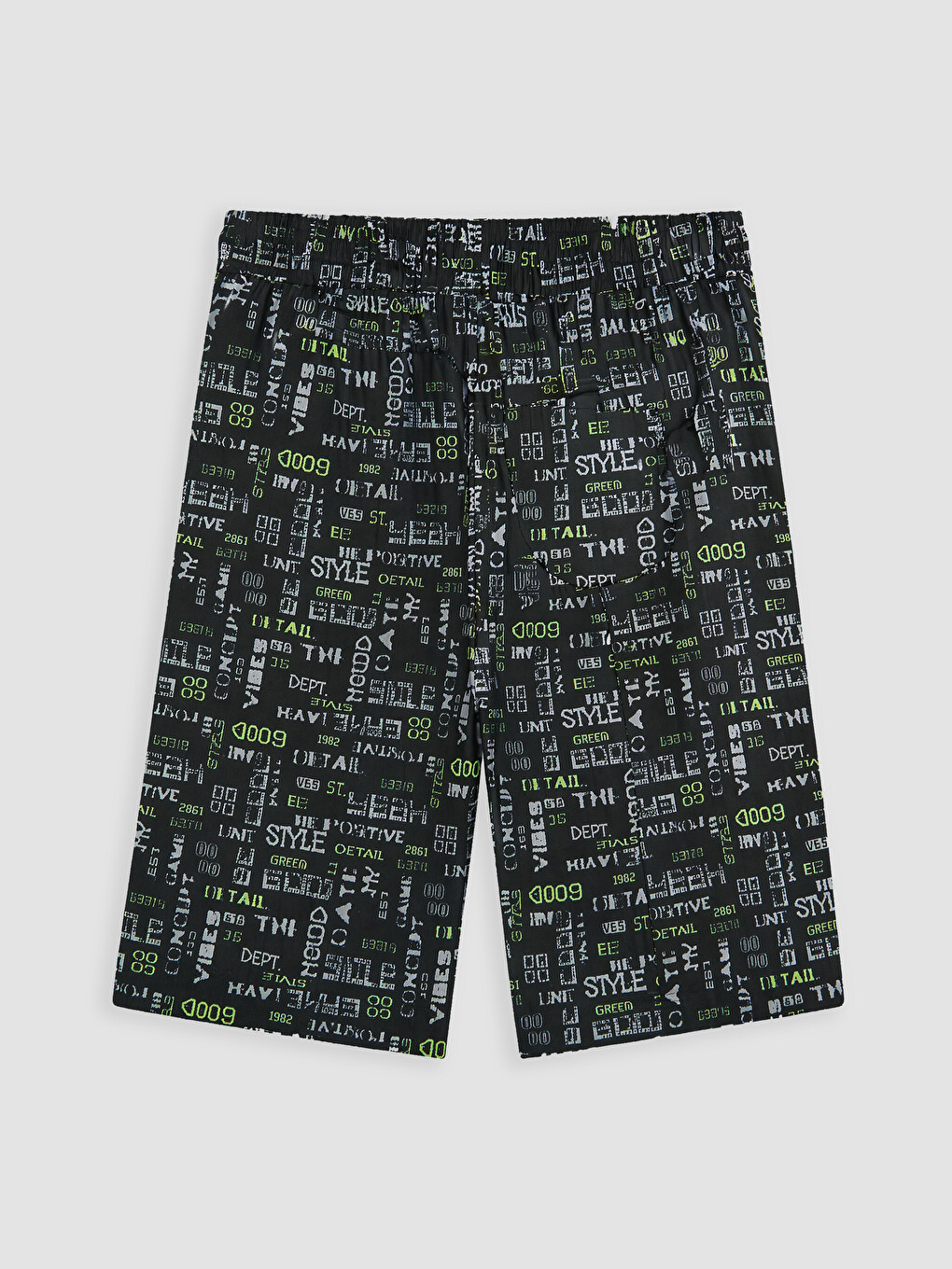 Siyah Yazı Baskılı Erkek Çocuk Pijama Altı-1