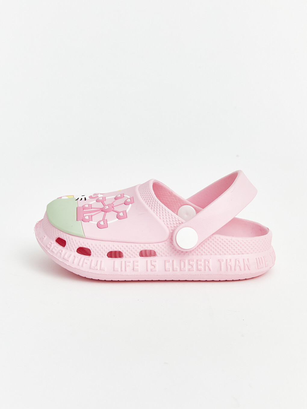 Pembe Hello Kitty Lisanslı Kız Çocuk Sandalet-2