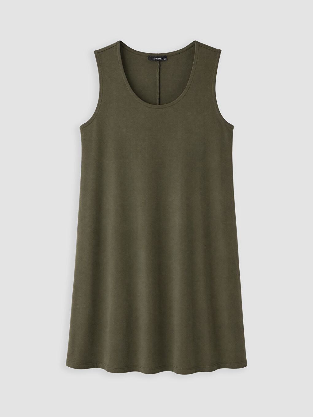 Woman Khaki Dress-1