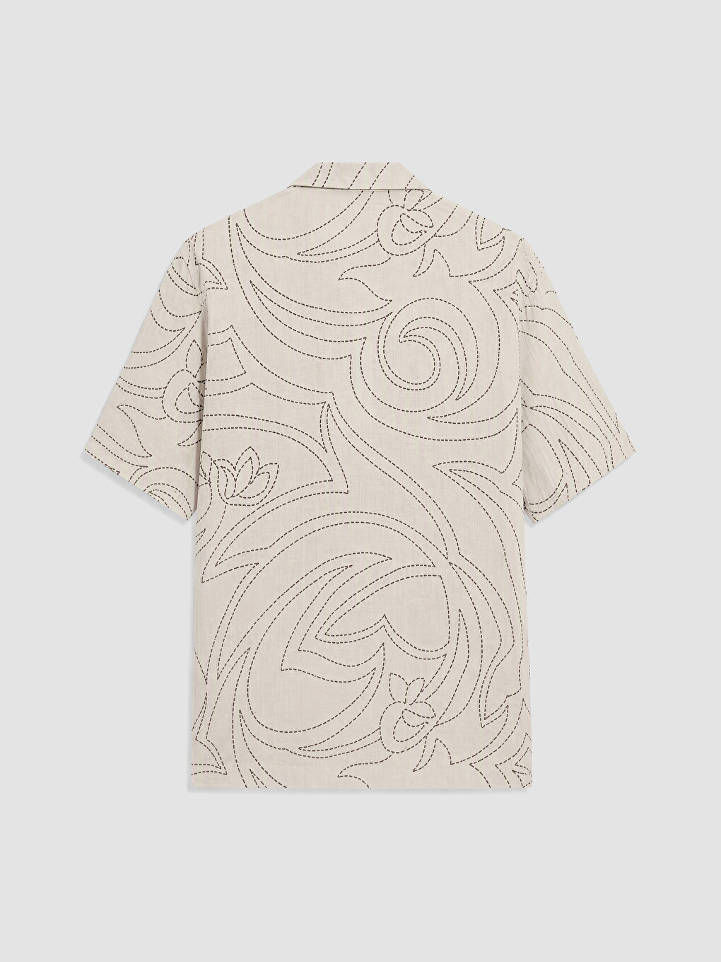 Regular Fit Patterned Men's Shirt-2