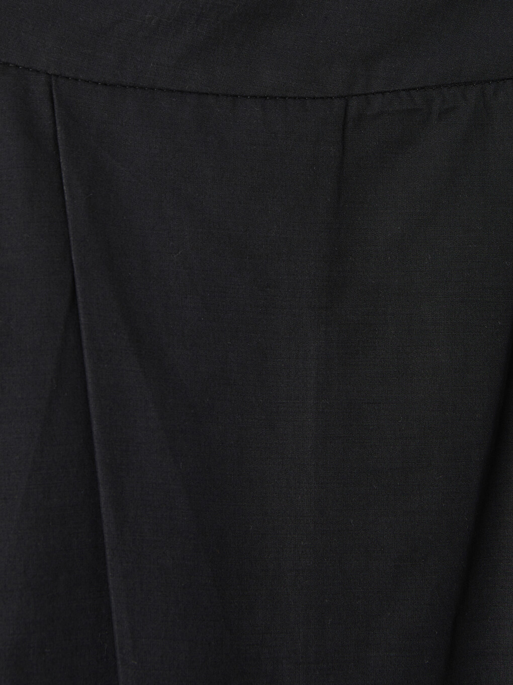Siyah Regular Fit Asimetrik Dökümlü Kadın Pantolon-1