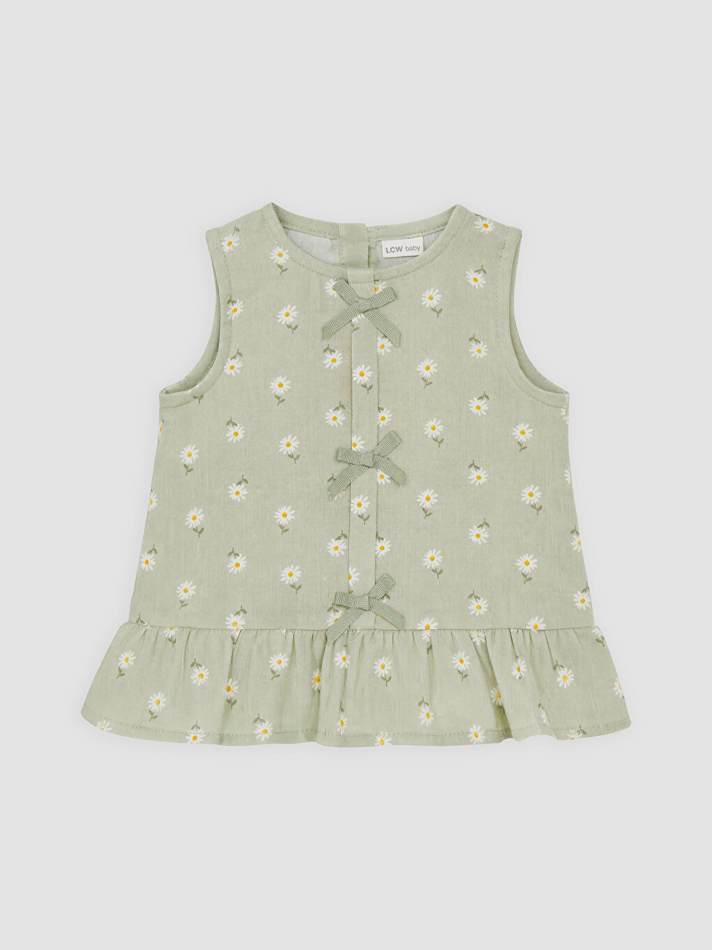 Daisy Patterned Baby Girls' Shorts Set-1